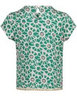 T-shirts - Groen-witte blouse