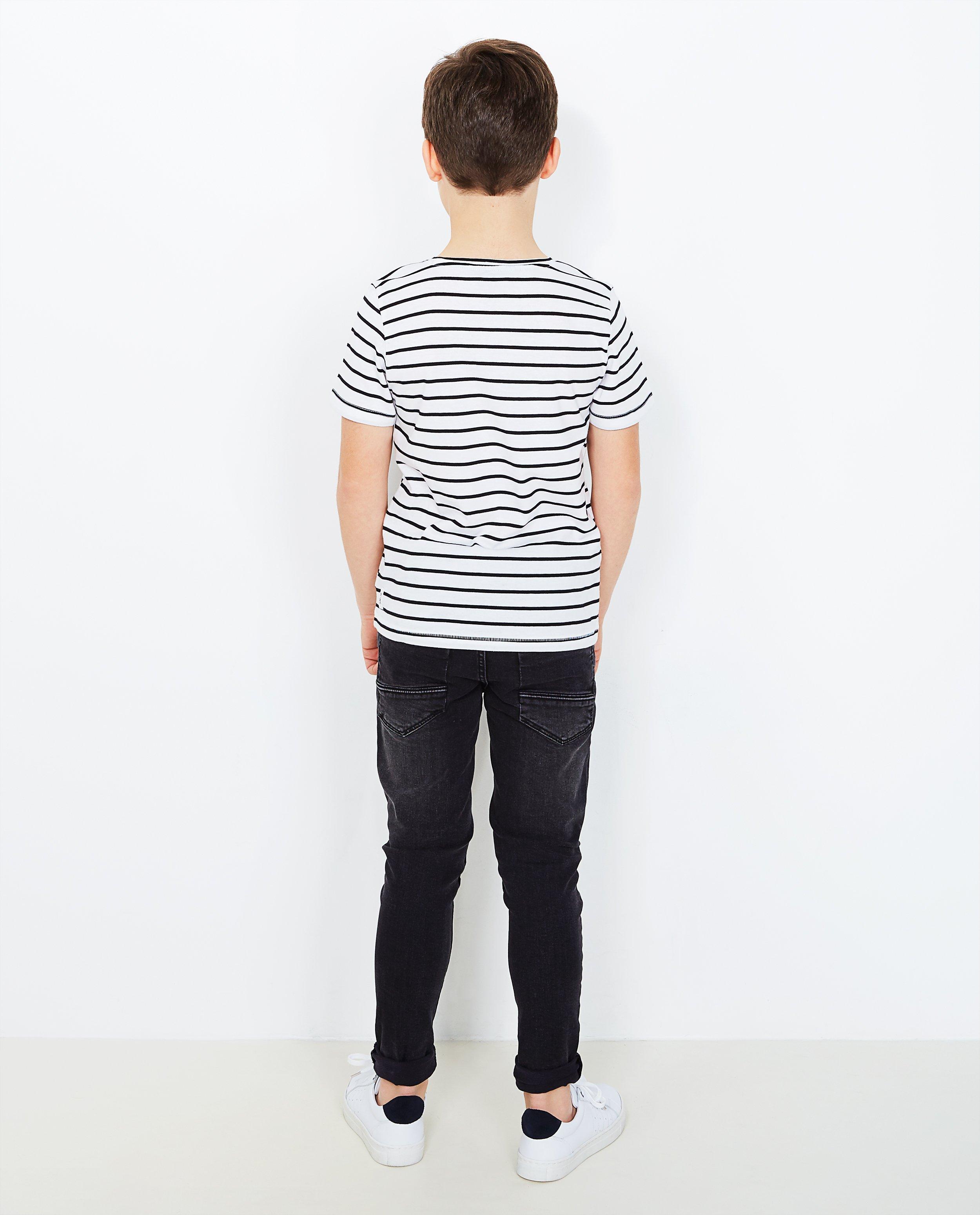 T-shirt rayé - noir et blanc - JBC