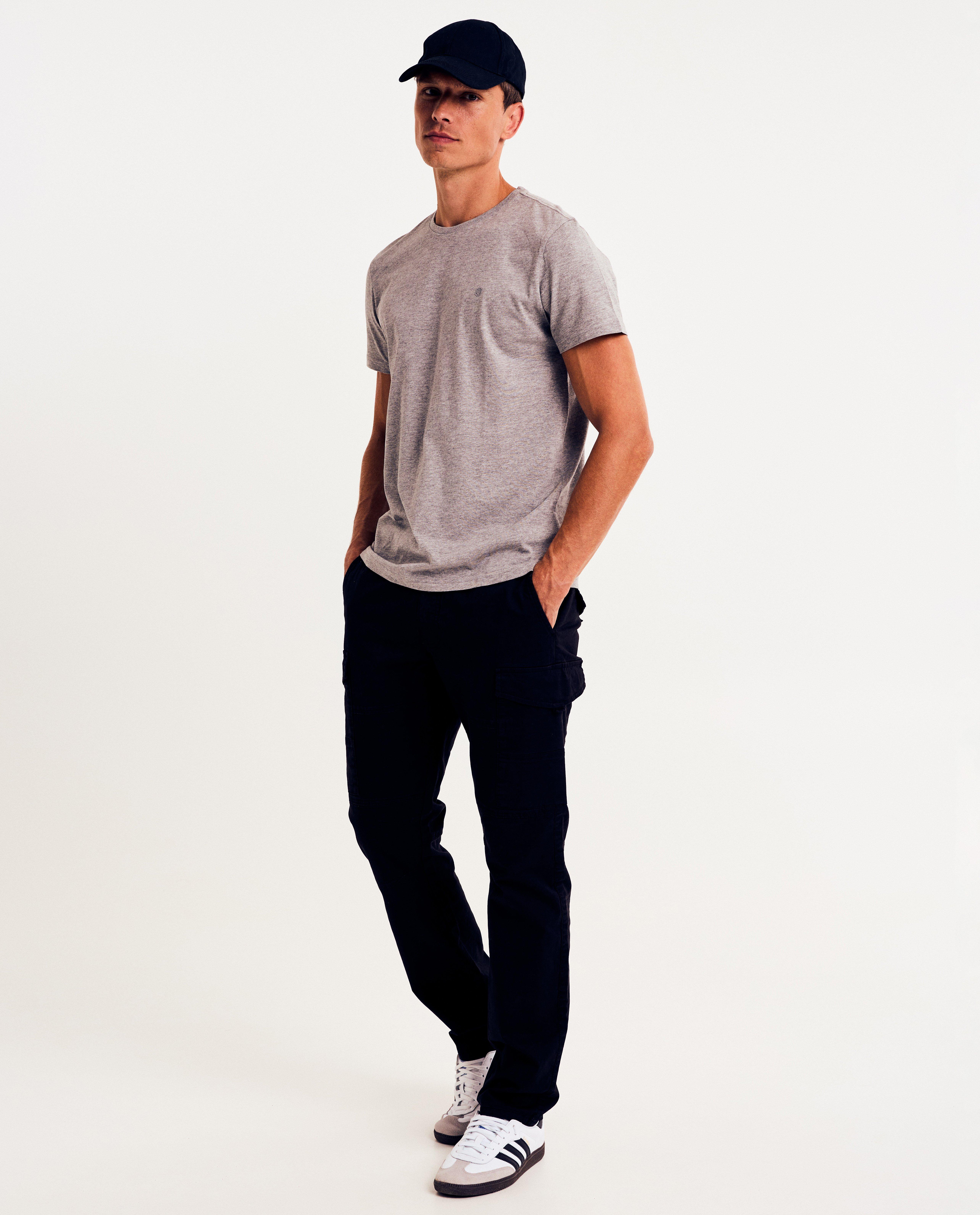 T-shirt gris en coton bio - D&eacute;tails du produit - gris clair - image num&eacute;ro 2