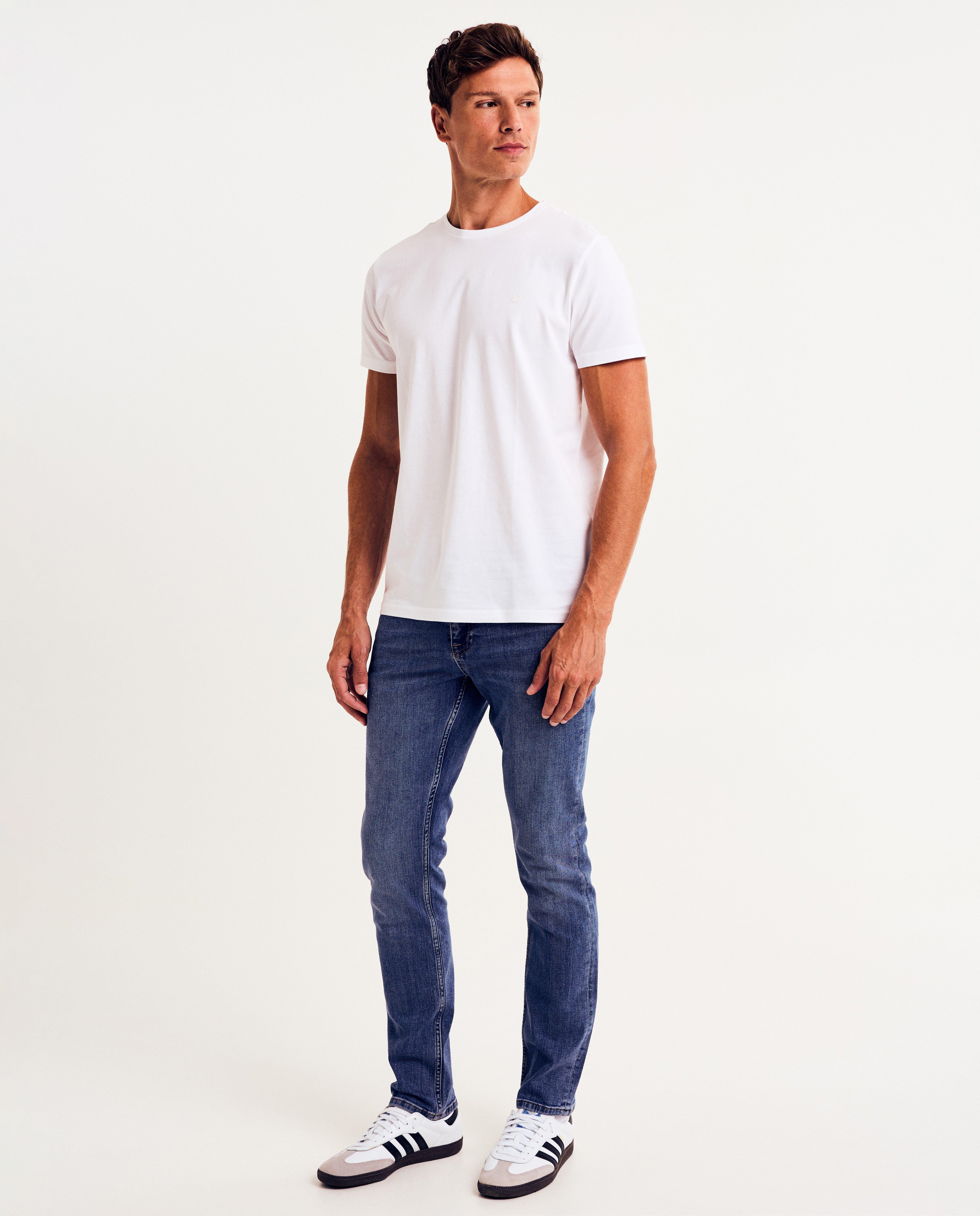 T-shirt blanc en coton bio - D&eacute;tails du produit - blanc - image num&eacute;ro 2