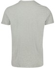 T-shirts - Grijs T-shirt van biokatoen V-hals