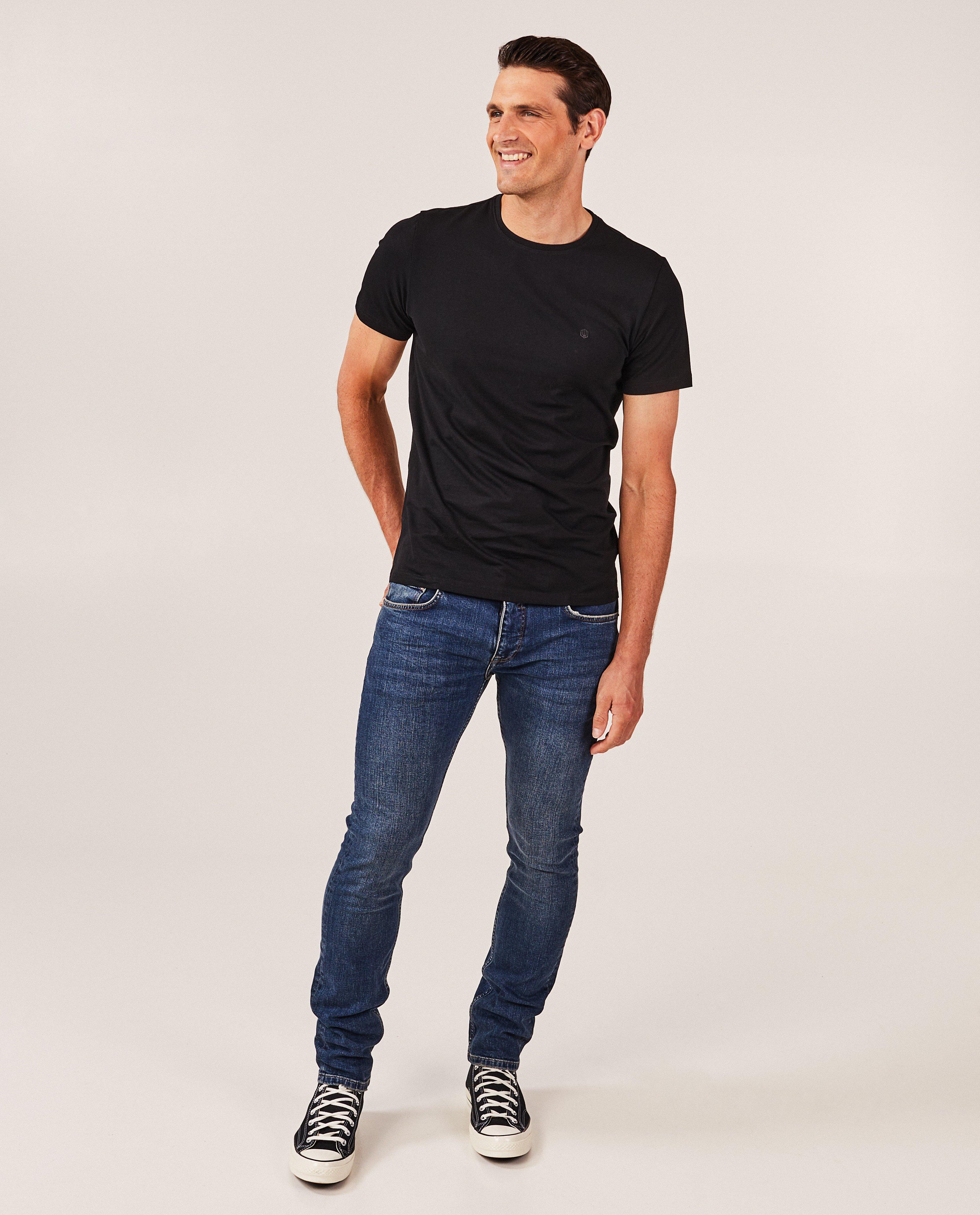T-shirt noir - encolure ronde - JBC