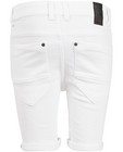 Shorts - Short crème en jeans