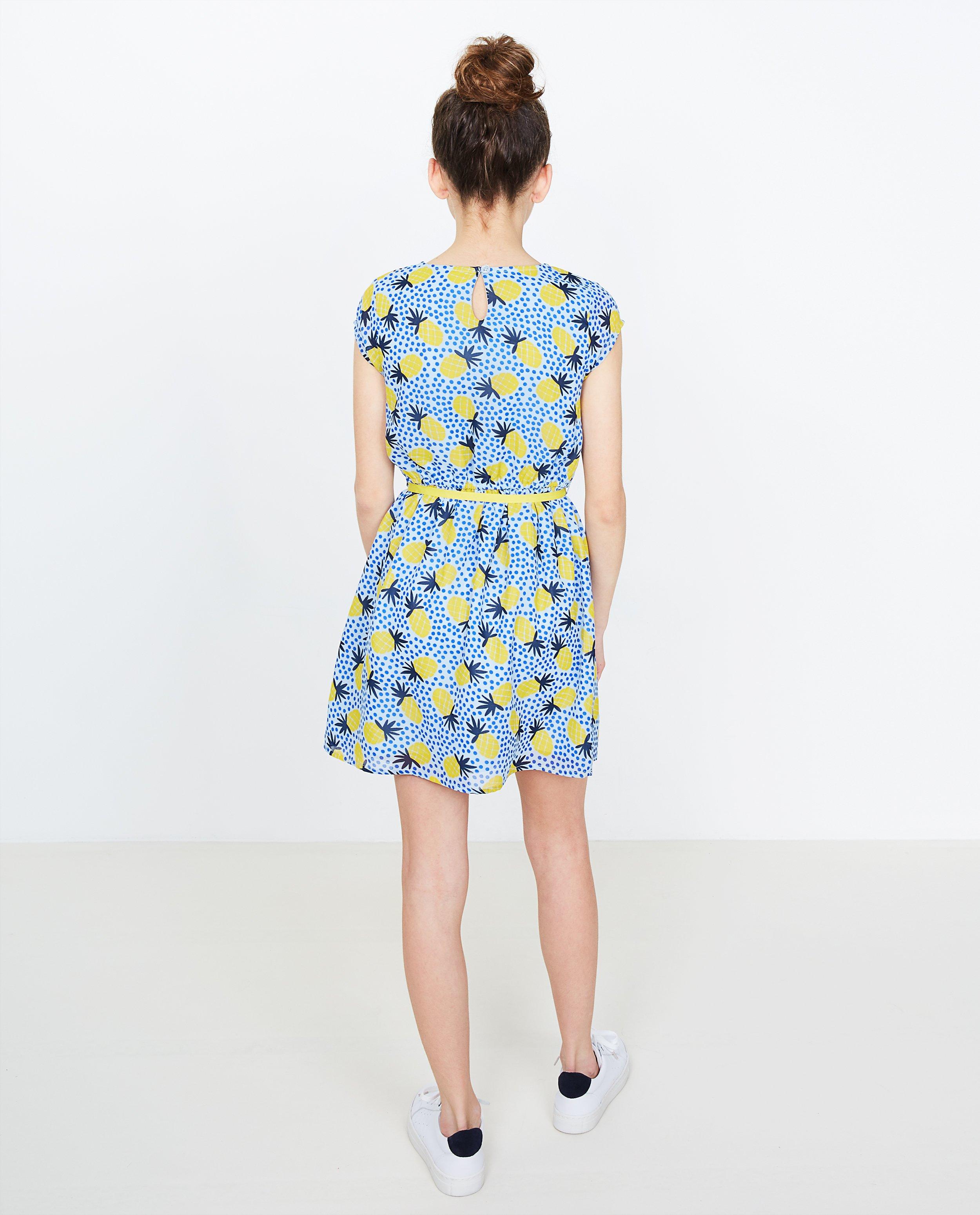 Lichtblauwe jurk - Product Detail - felgeel - afbeelding nummer 2