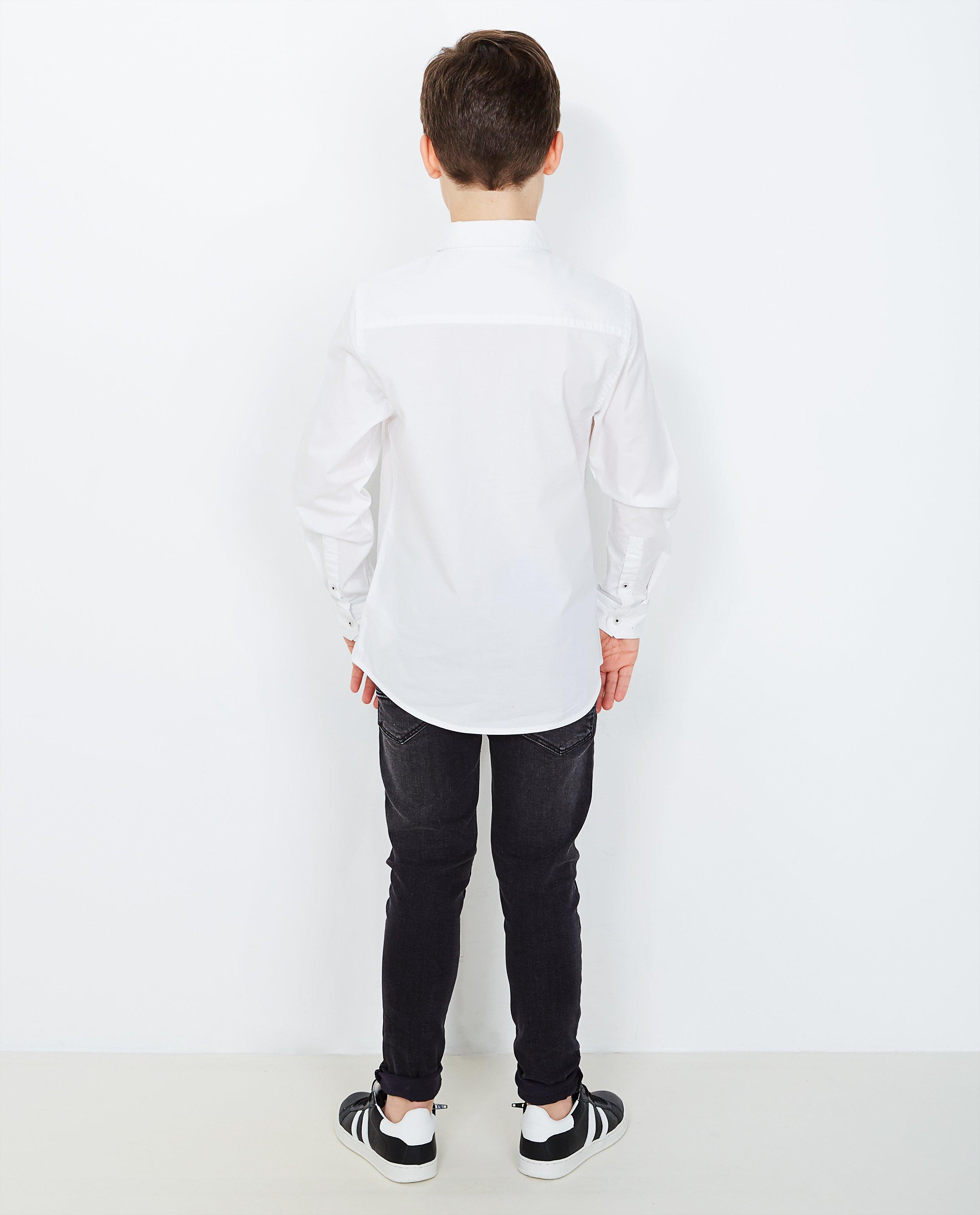 Chemise blanche - avec nœud papillon noir - JBC