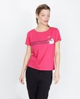 T-shirt rose fuchsia - avec imprimé de licorne - Groggy