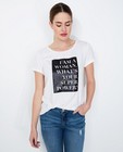 T-shirts - Wit statement T-shirt