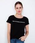 T-shirts - Zwart statement T-shirt