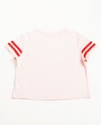 T-shirts - T-shirt rose pâle cropped