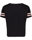 T-shirts - Zwart cropped T-shirt