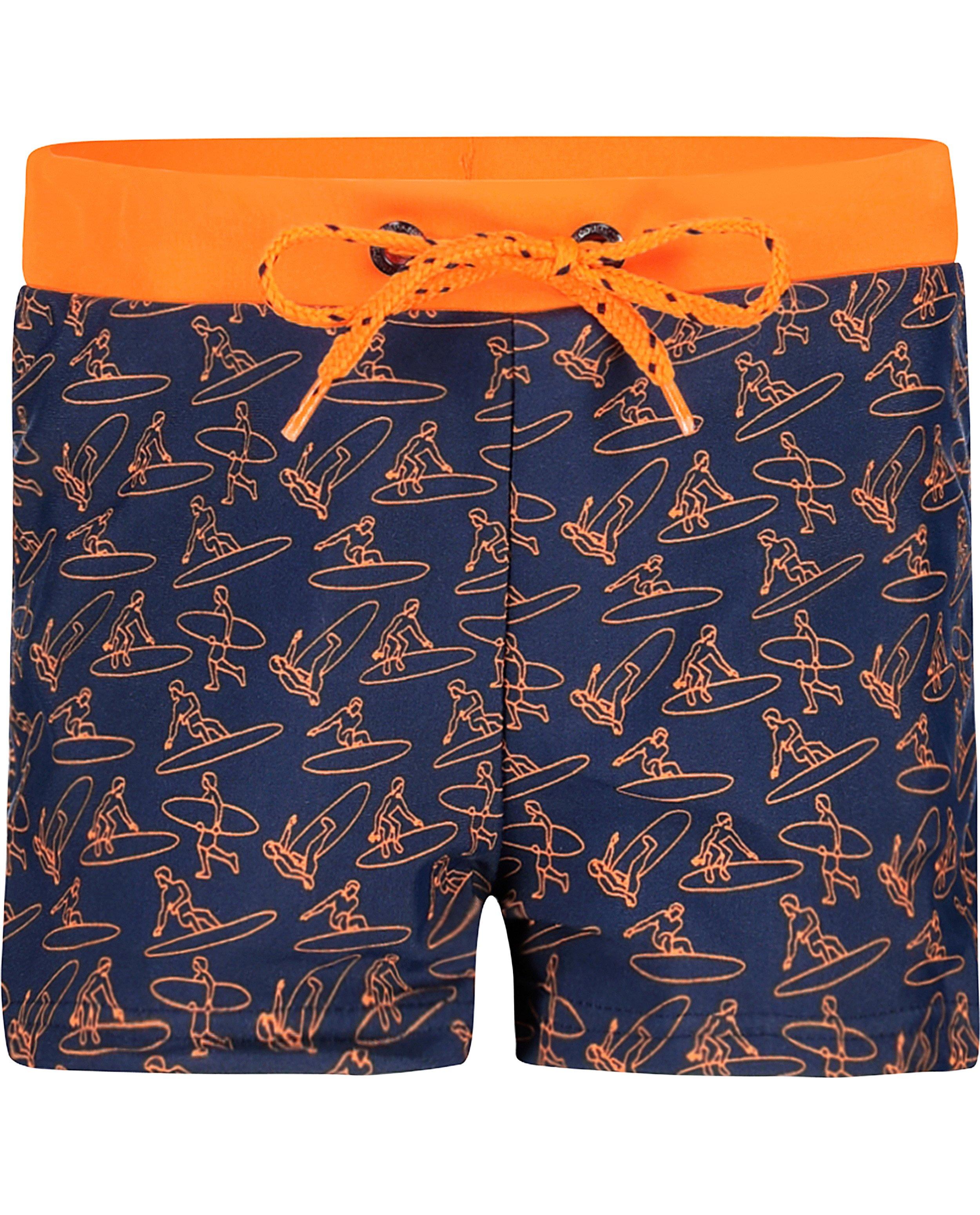 Nachtblauwe zwembroek - met surferprint - JBC