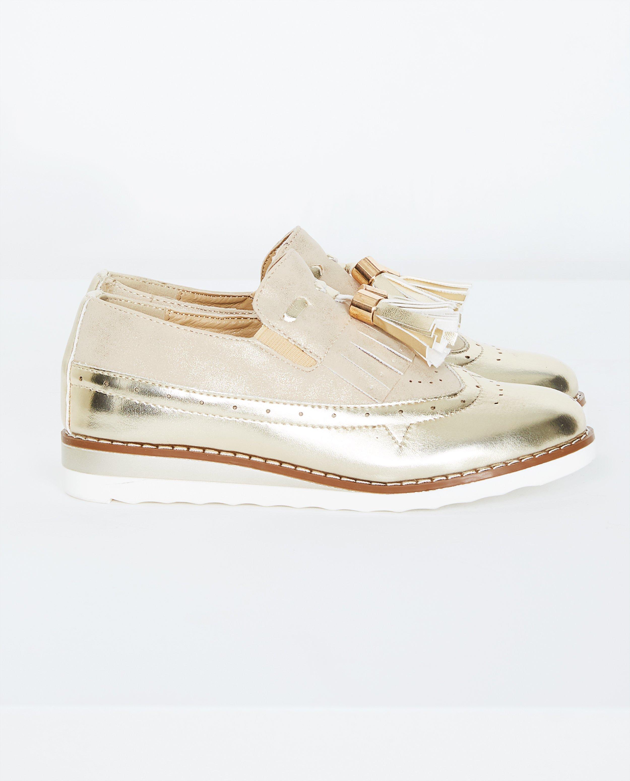 Schoenen - Gouden instappers