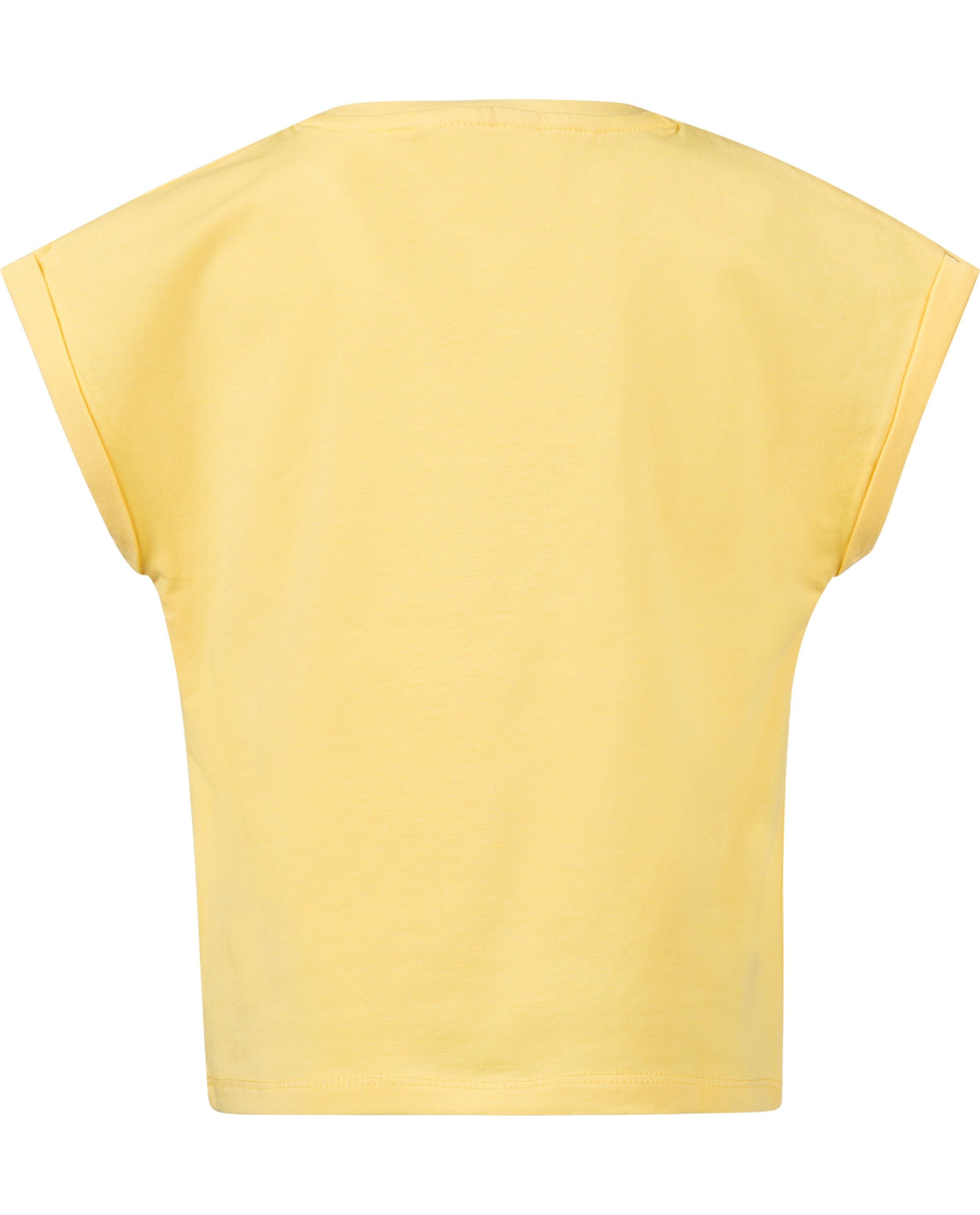 T-shirt met bloem - Product Detail - lichtgeel - afbeelding nummer 3