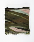 Kaki-roze sjaal - met tropische print - JBC