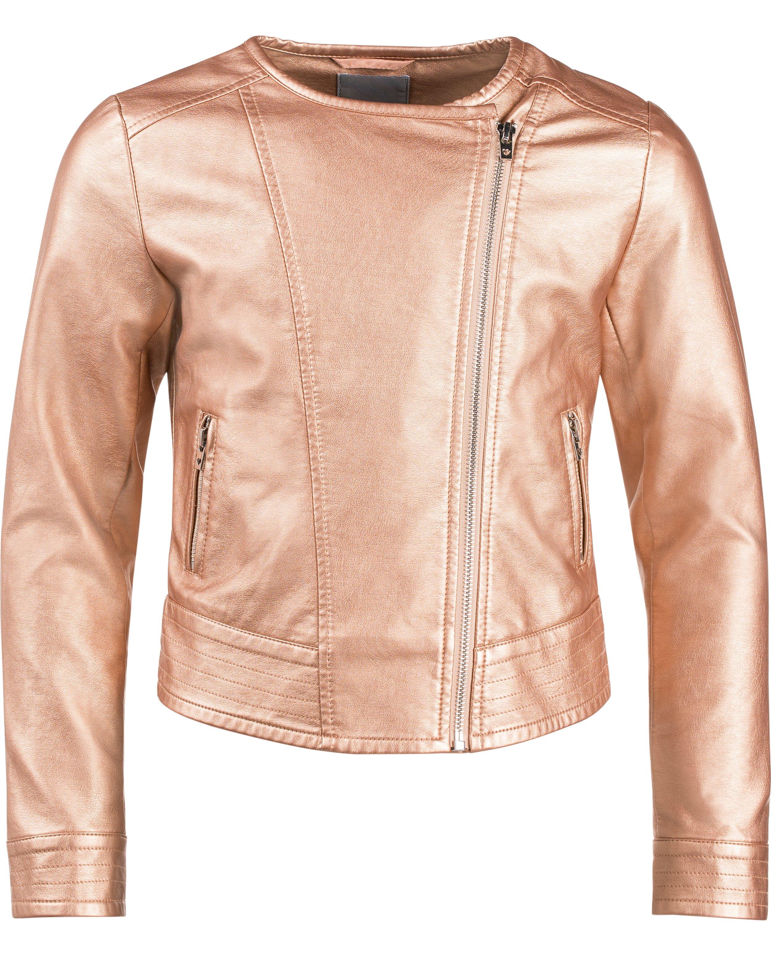 Veste en similicuir - avec revêtement bronze - JBC