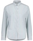Hemden - Mintgroen gestreept hemd