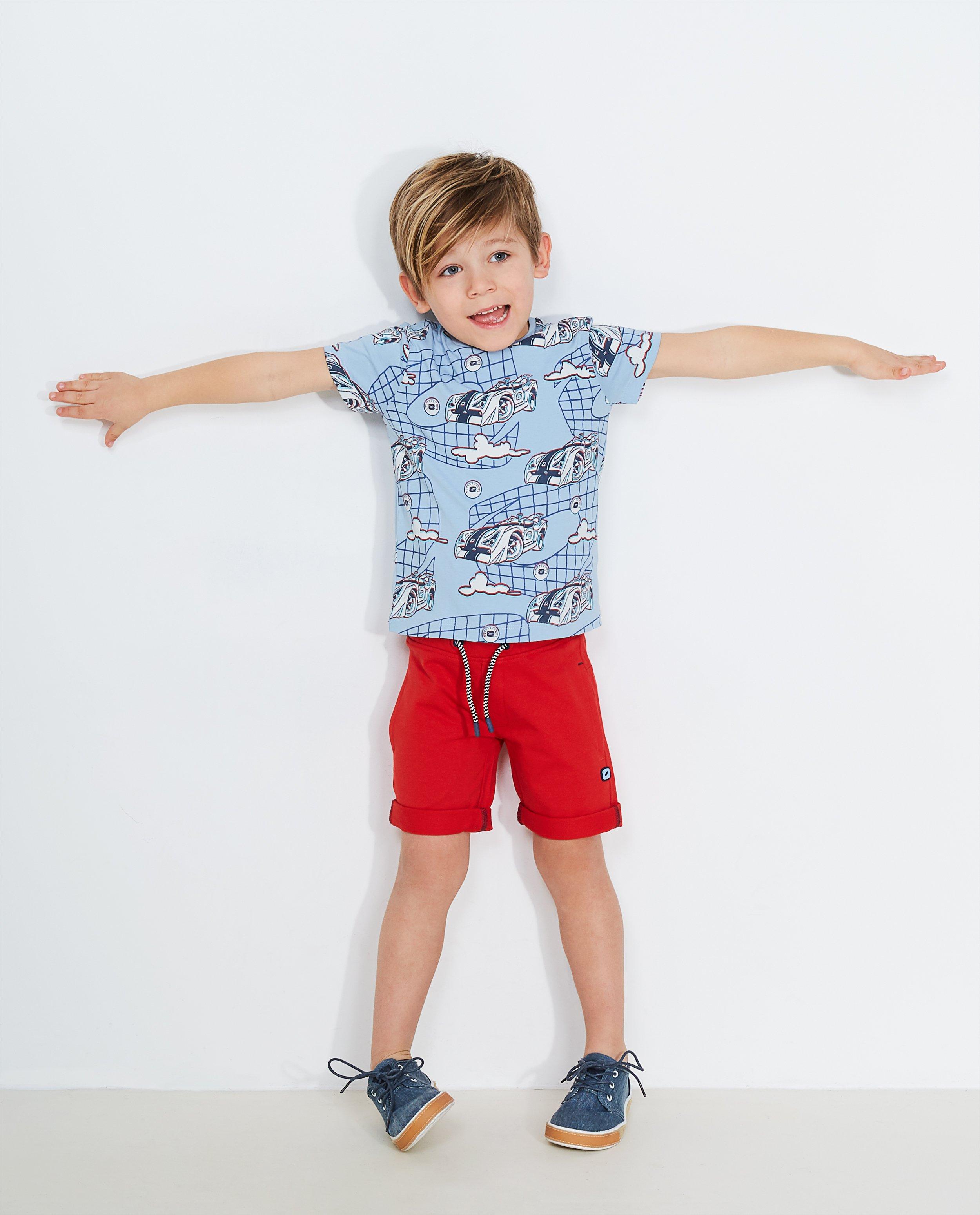 T-shirt 3D-print en -bril - in lichtblauw, Rox - Rox