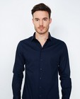 Hemden - Donkerblauw hemd slim fit