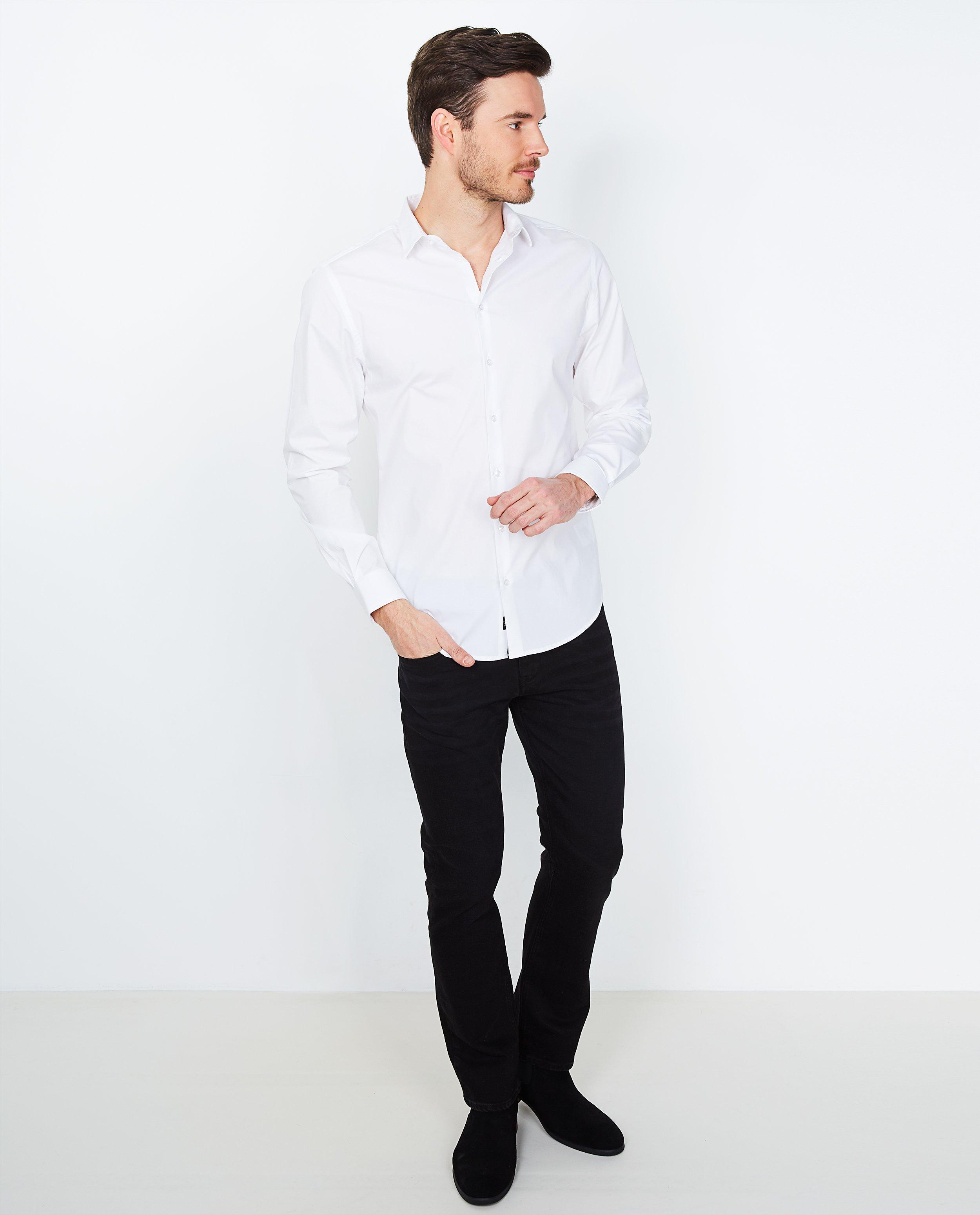 Chemise blanc slim fit - D&eacute;tails du produit - blanc - image num&eacute;ro 2
