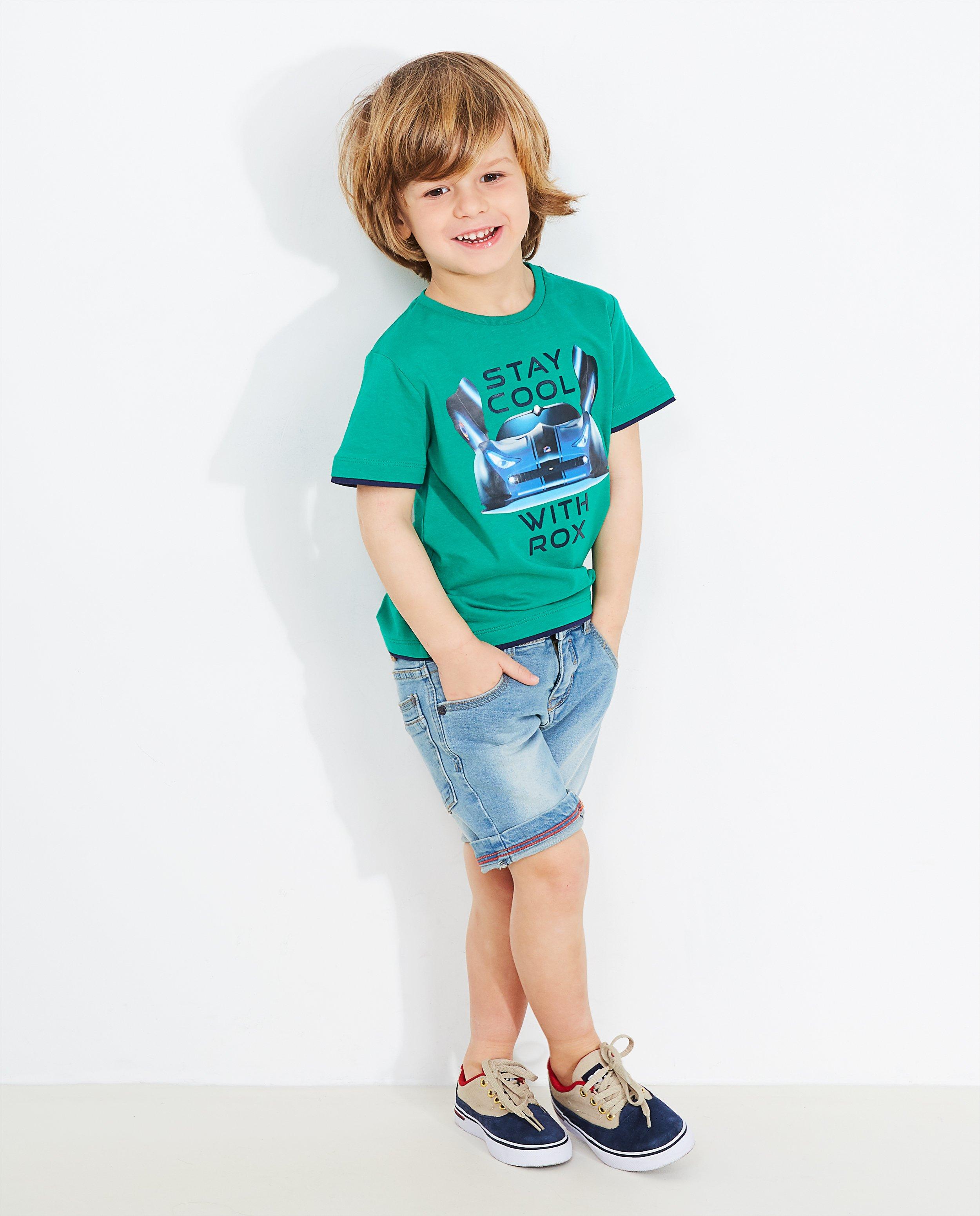 Short en jeans bleu ciel - Samson - Fred & Samson
