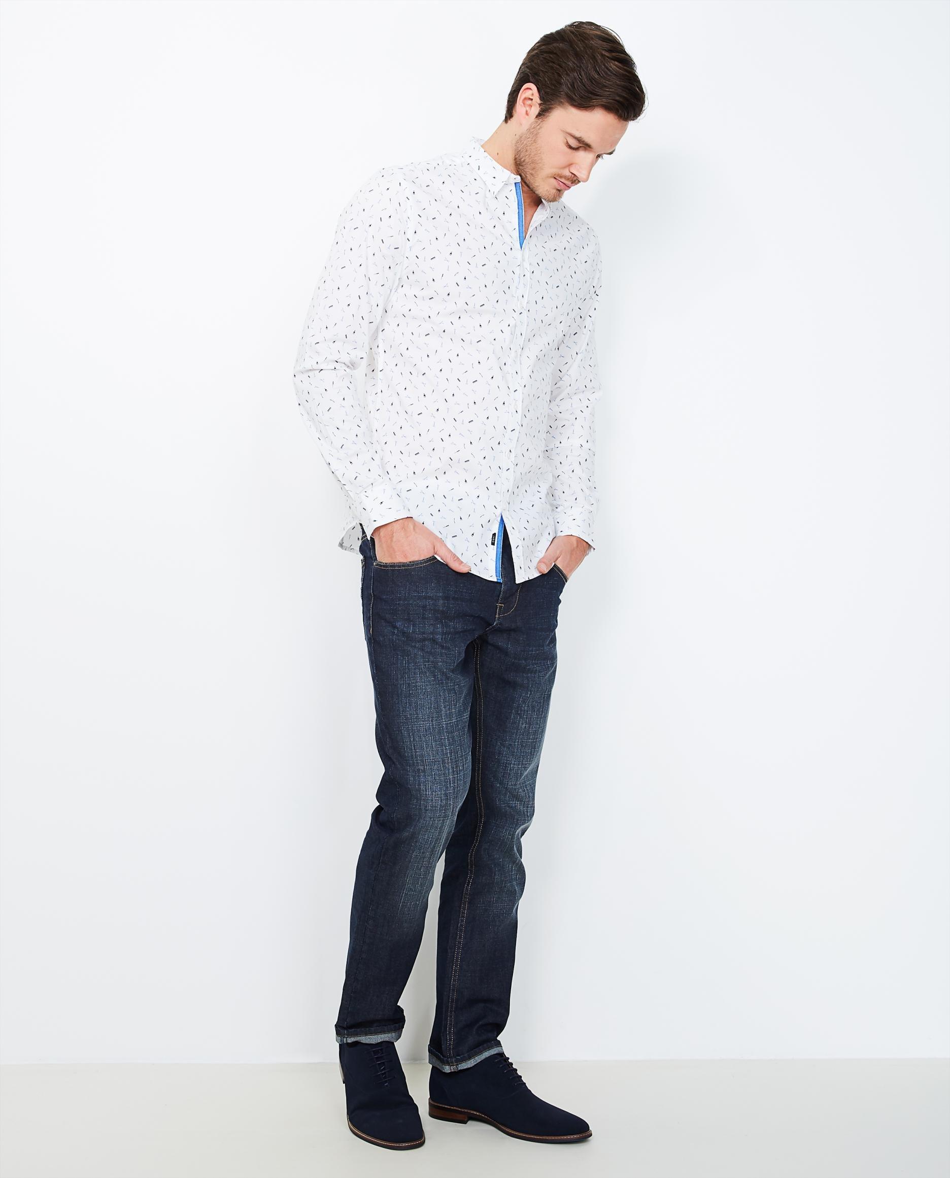 Jeans - Jeans regular délavé