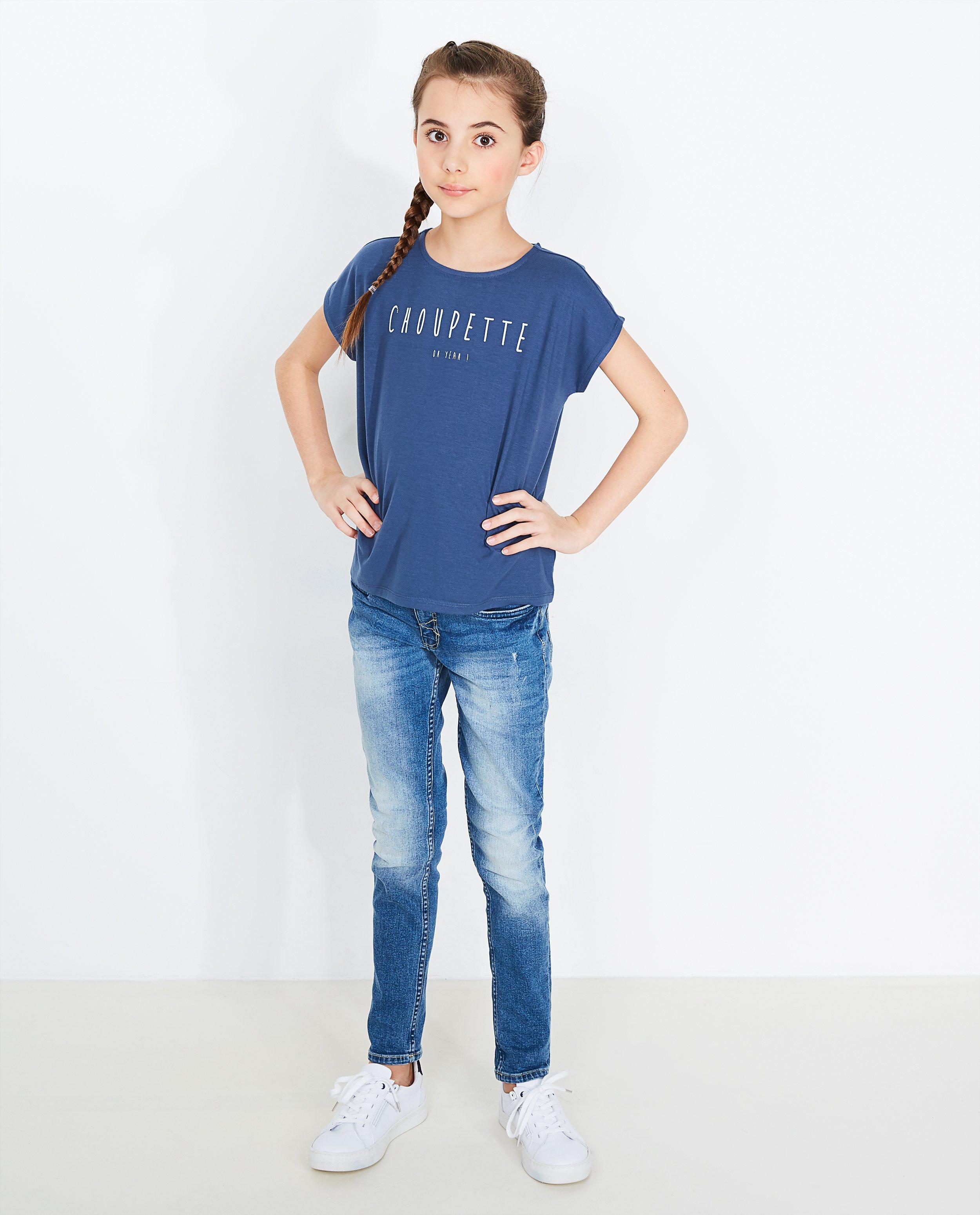 Donkerblauw T-shirt - #familystoriesjbc - JBC