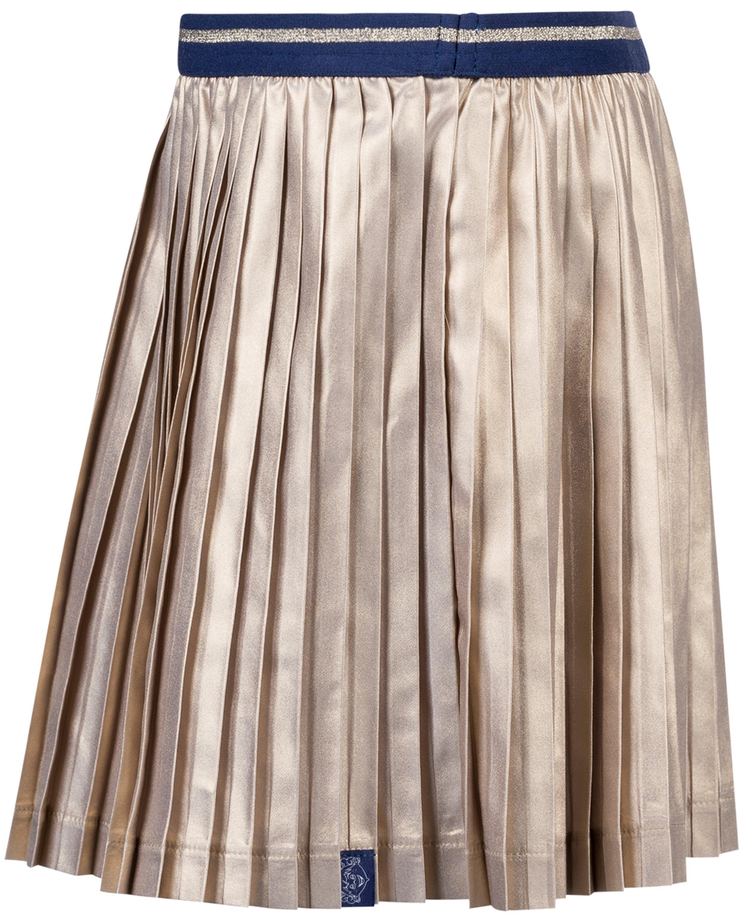 Metallic pliss&eacute;rok - Product Detail - beige - afbeelding nummer 4