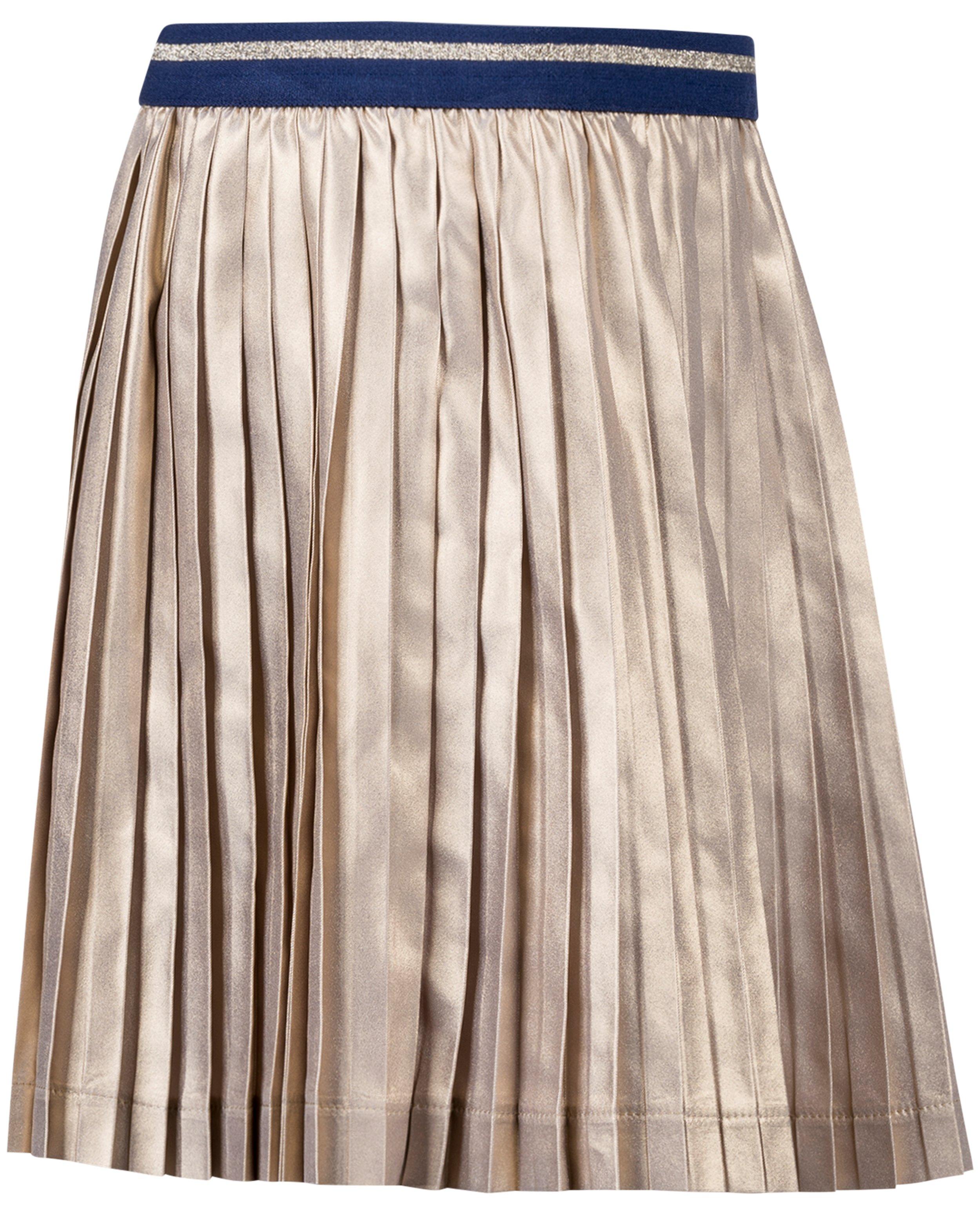 Metallic pliss&eacute;rok - Product Detail - beige - afbeelding nummer 5