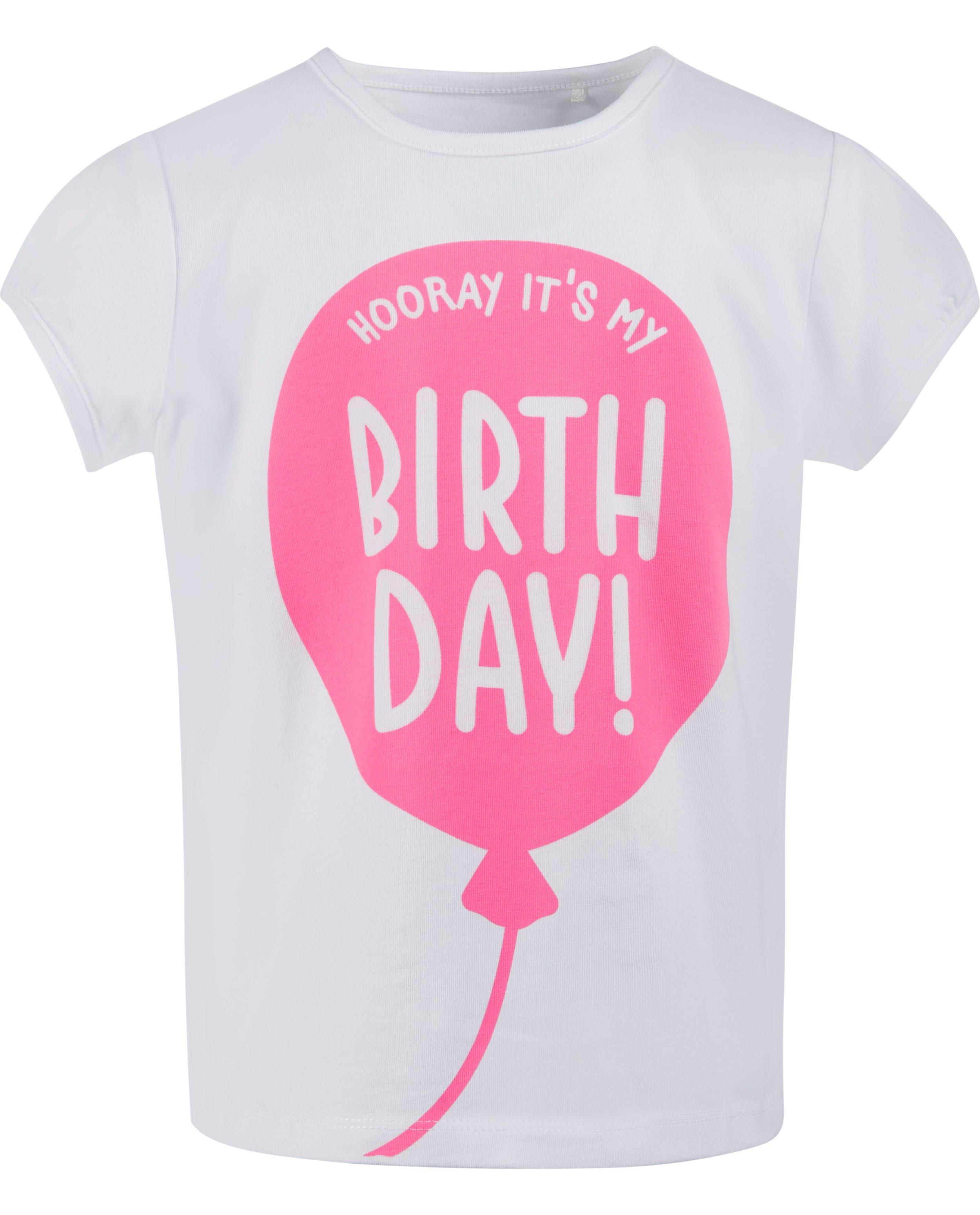T-shirt d’anniversaire - imprimé rose fluo - JBC
