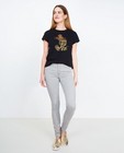 Jeans skinny gris clair - avec des biais, Mickey Mouse - Mickey