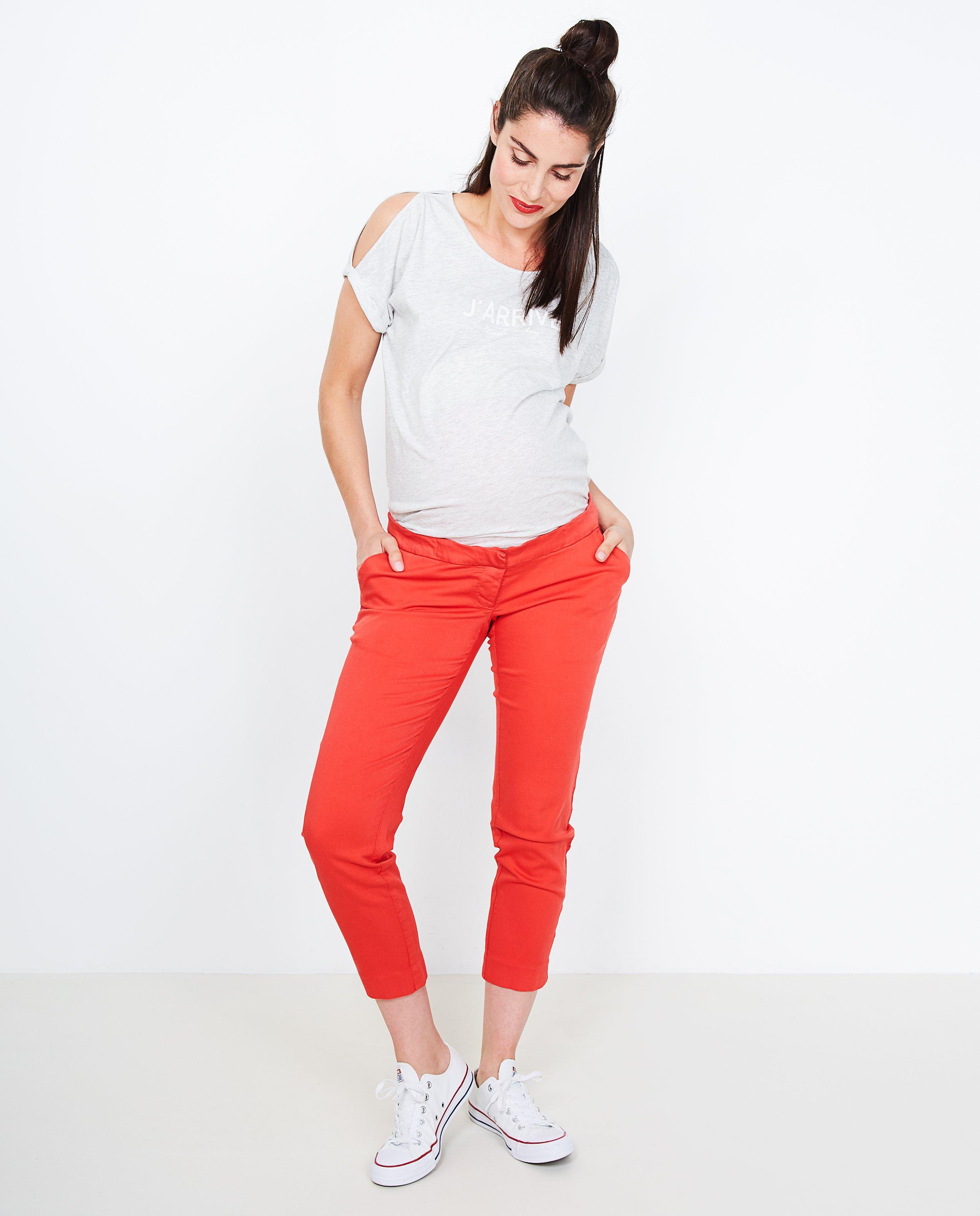 Capri jeans - Product Detail - rood - afbeelding nummer 1