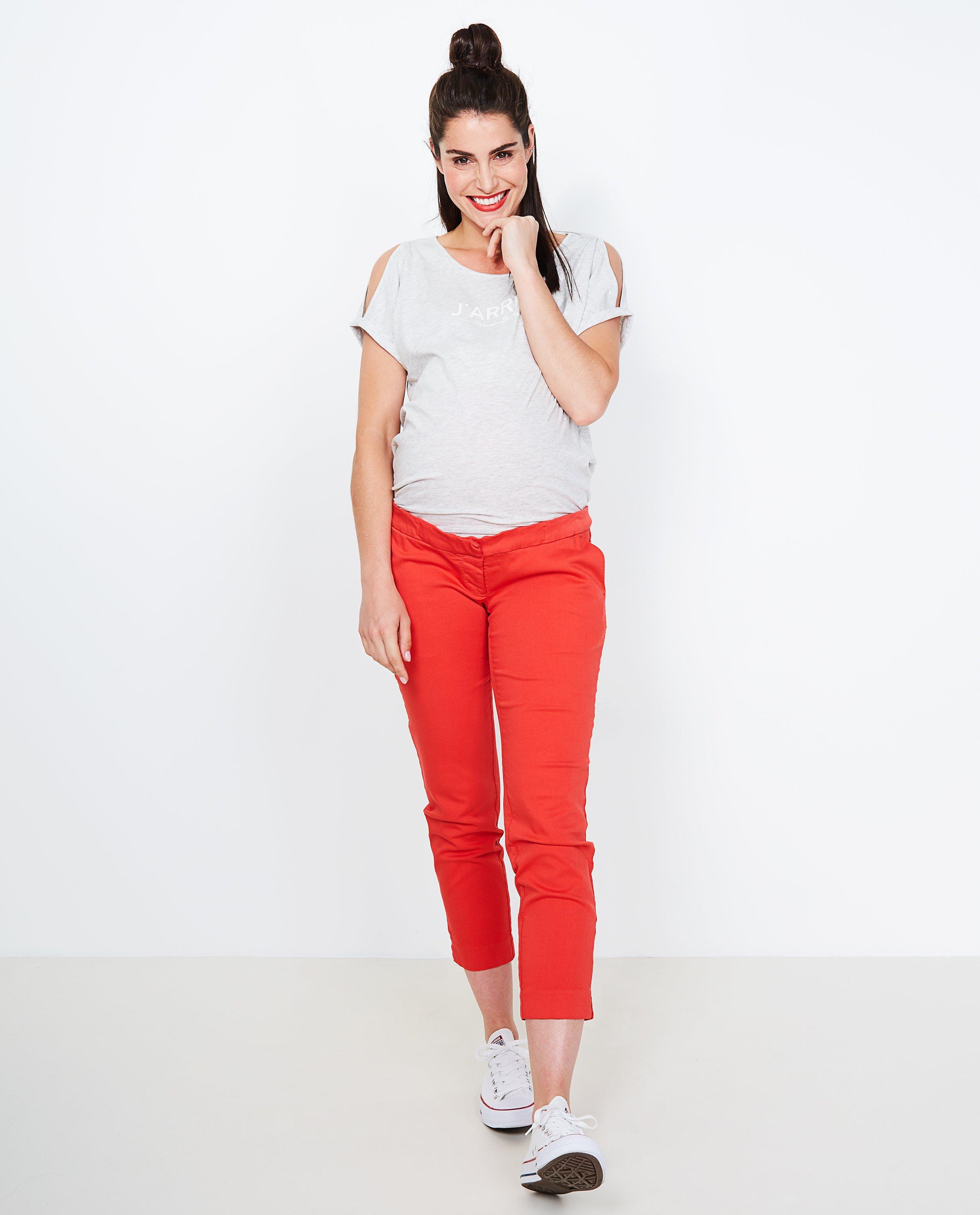 Capri jeans - Product Detail - rood - afbeelding nummer 2