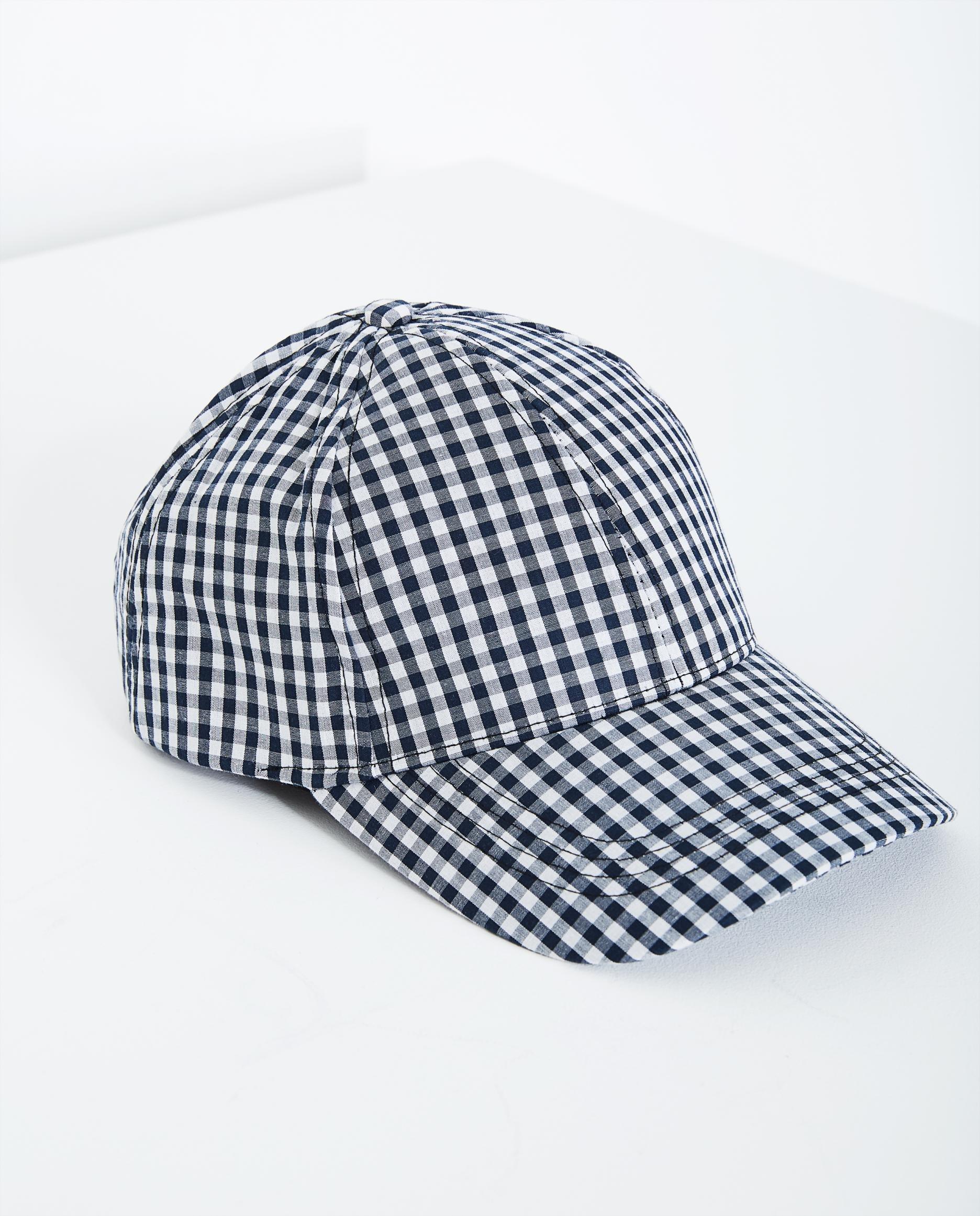 Bonneterie - Casquette à carreaux