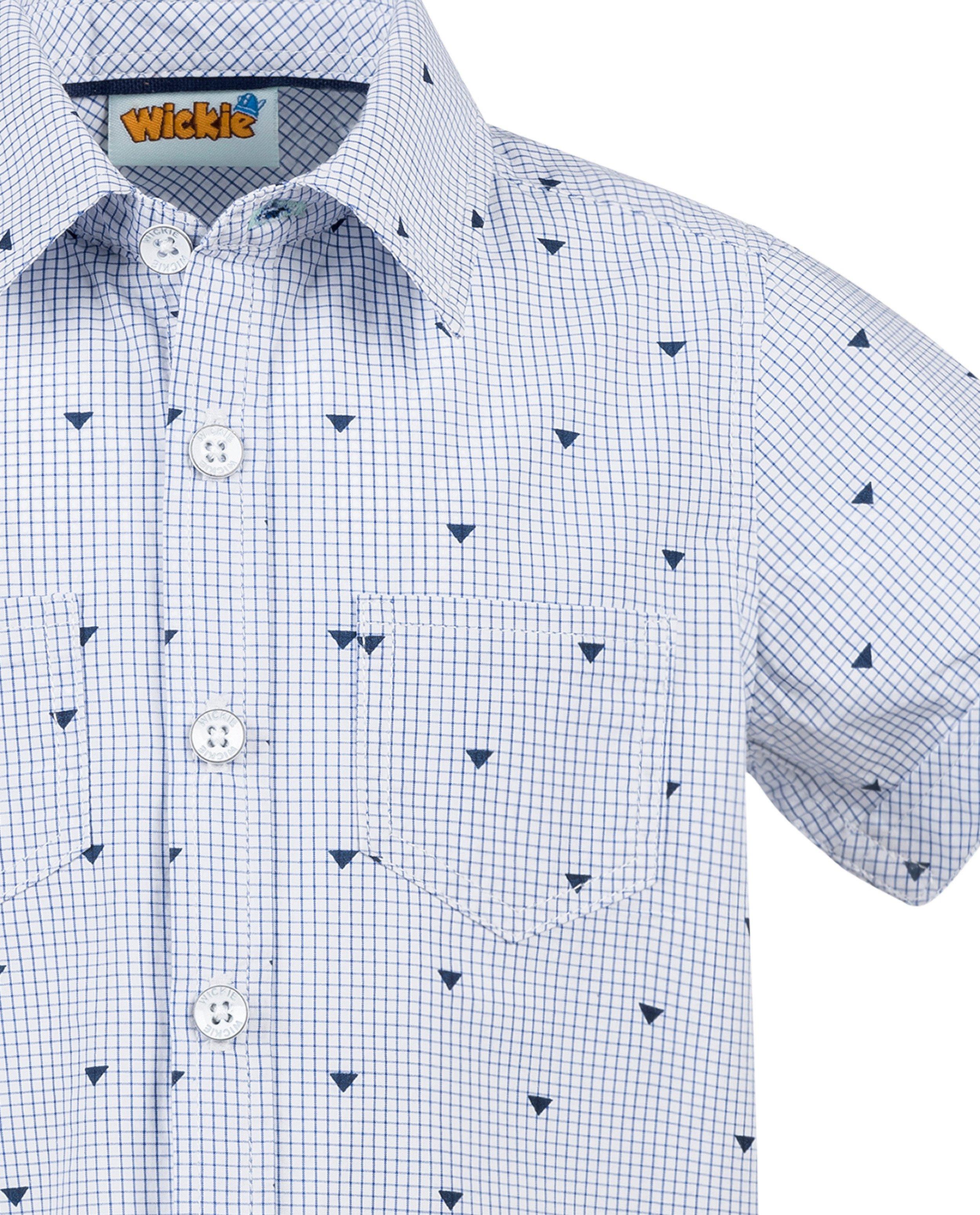 Chemises - Chemise bleue et blanche 