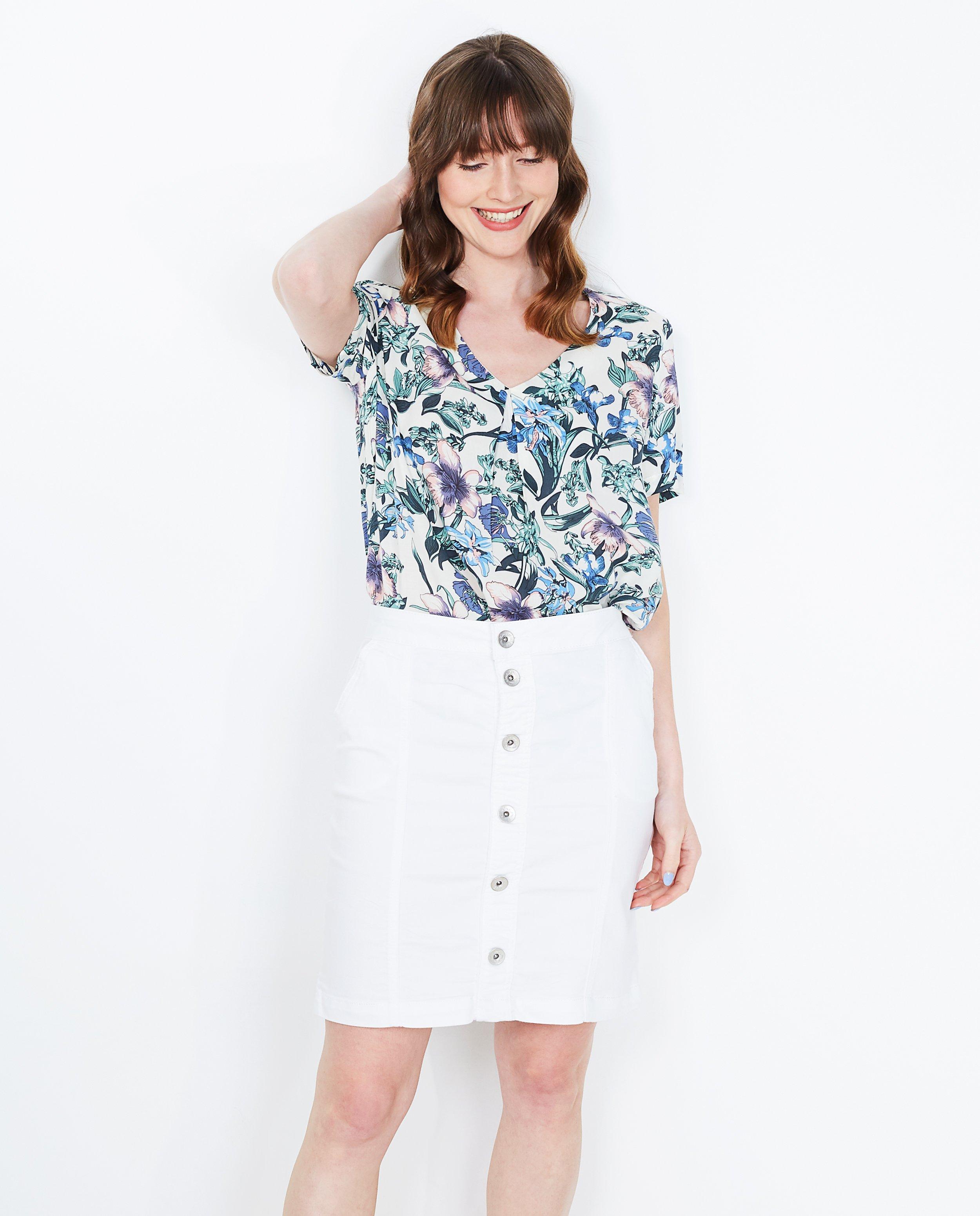 Hemden - Blouse met florale print