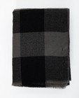 Geruite sjaal - in grijs en zwart - JBC