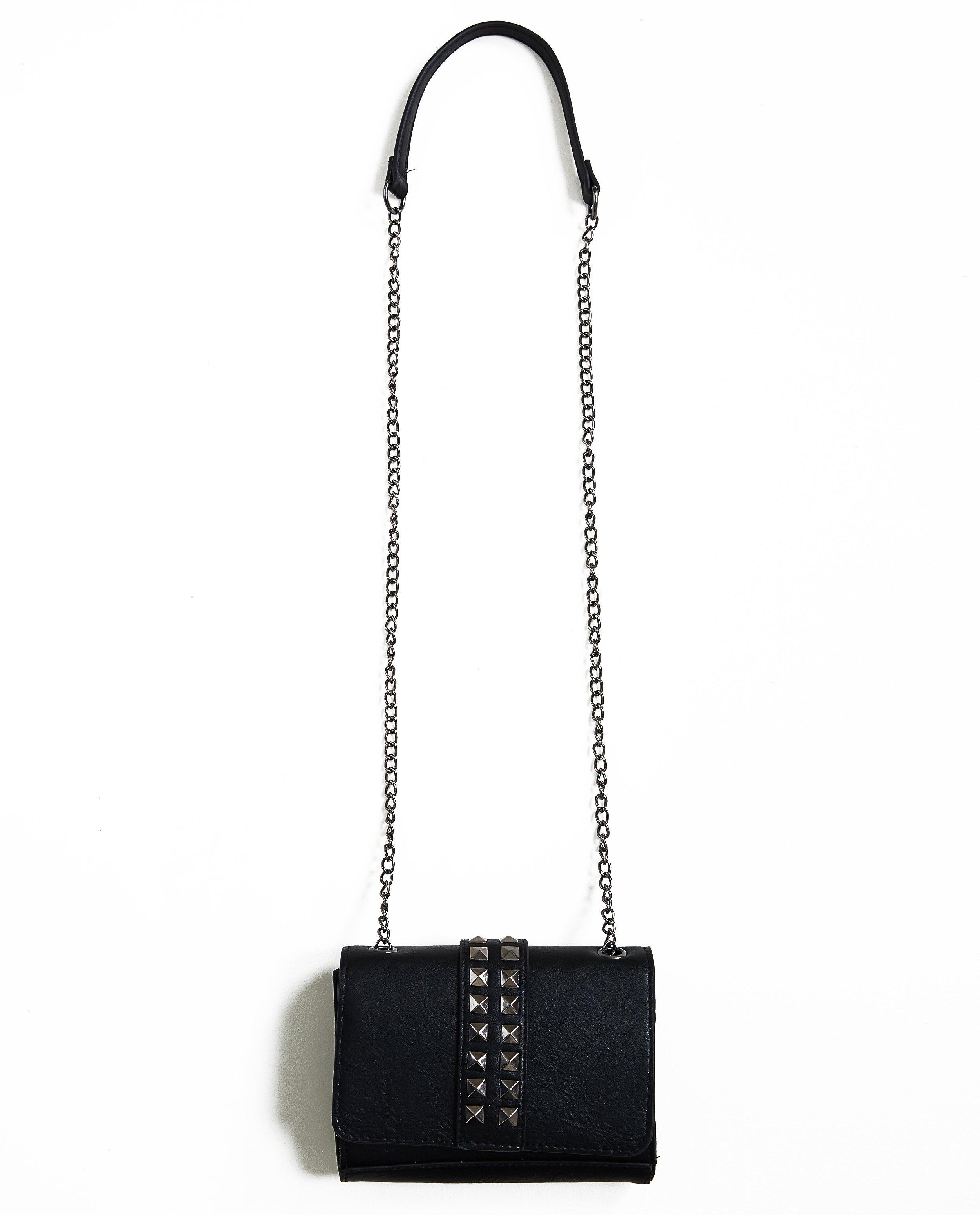 Zwarte schoudertas - Product Detail - zwart - afbeelding nummer 1