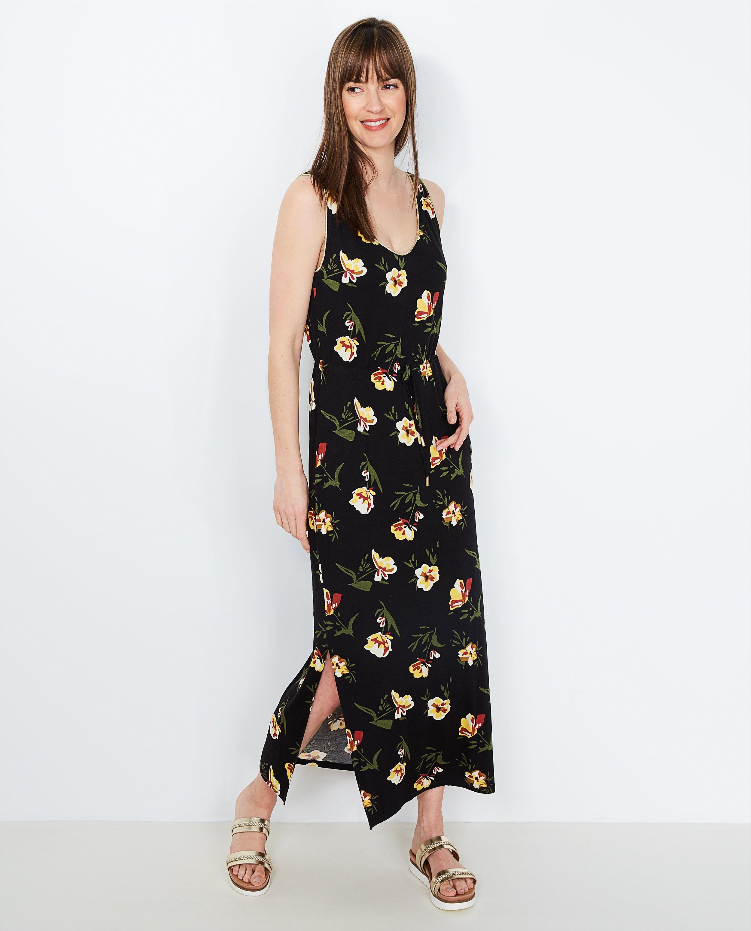 Zwarte maxi-jurk - Product Detail - zwart - afbeelding nummer 2