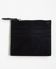 Portemonnaie noir - avec fermeture en glissière - JBC