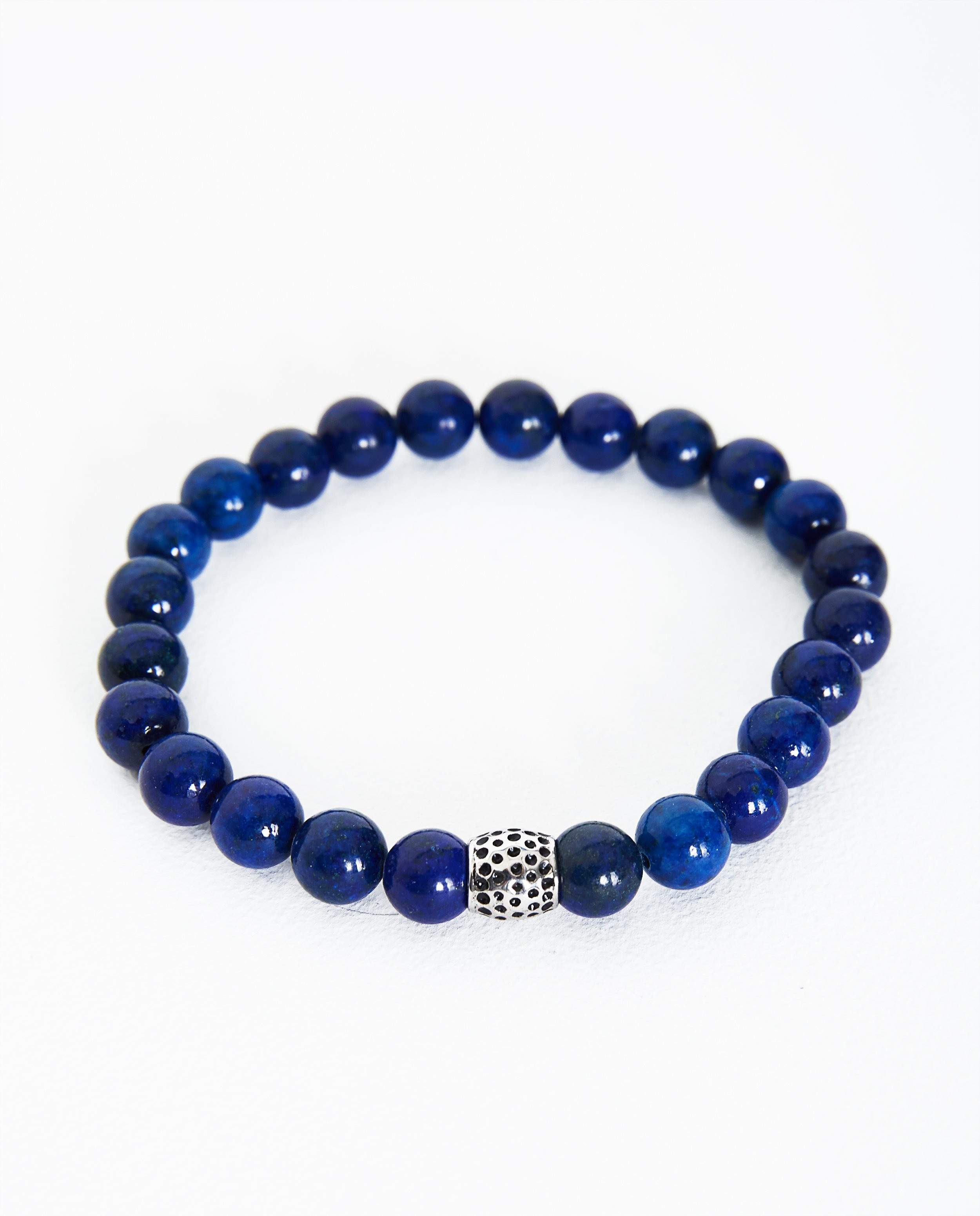 Bracelet bleu foncé - avec des perles - JBC
