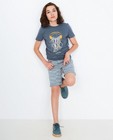 Blauwgrijs T-shirt - met kwallenprint - JBC