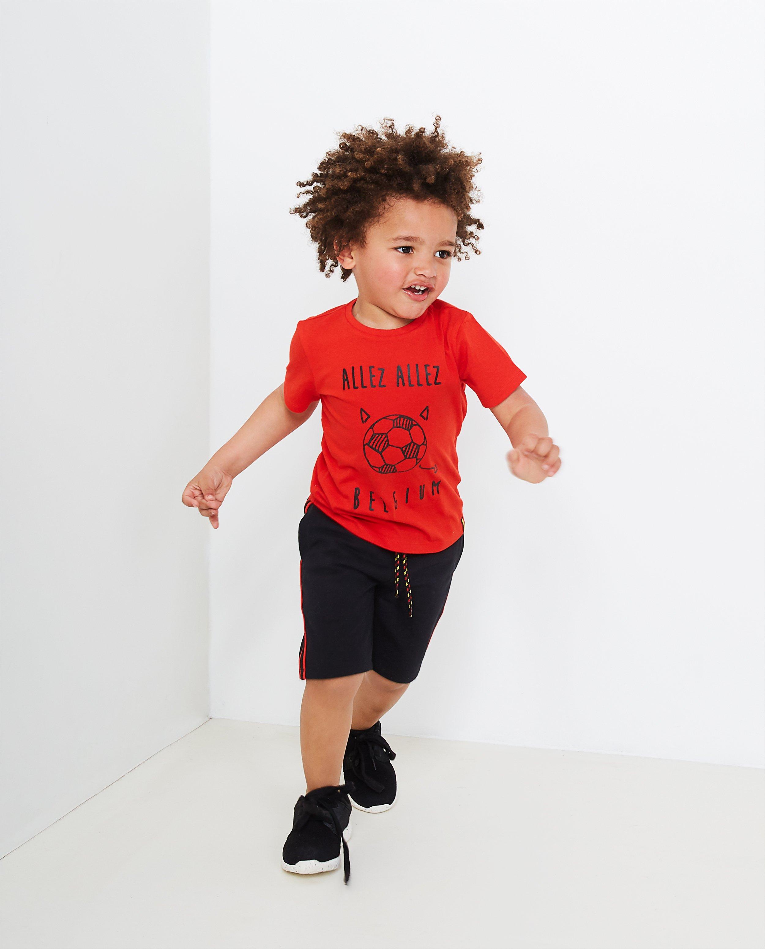 Rood T-shirt jongens 2-7 - #familystoriesjbc - JBC
