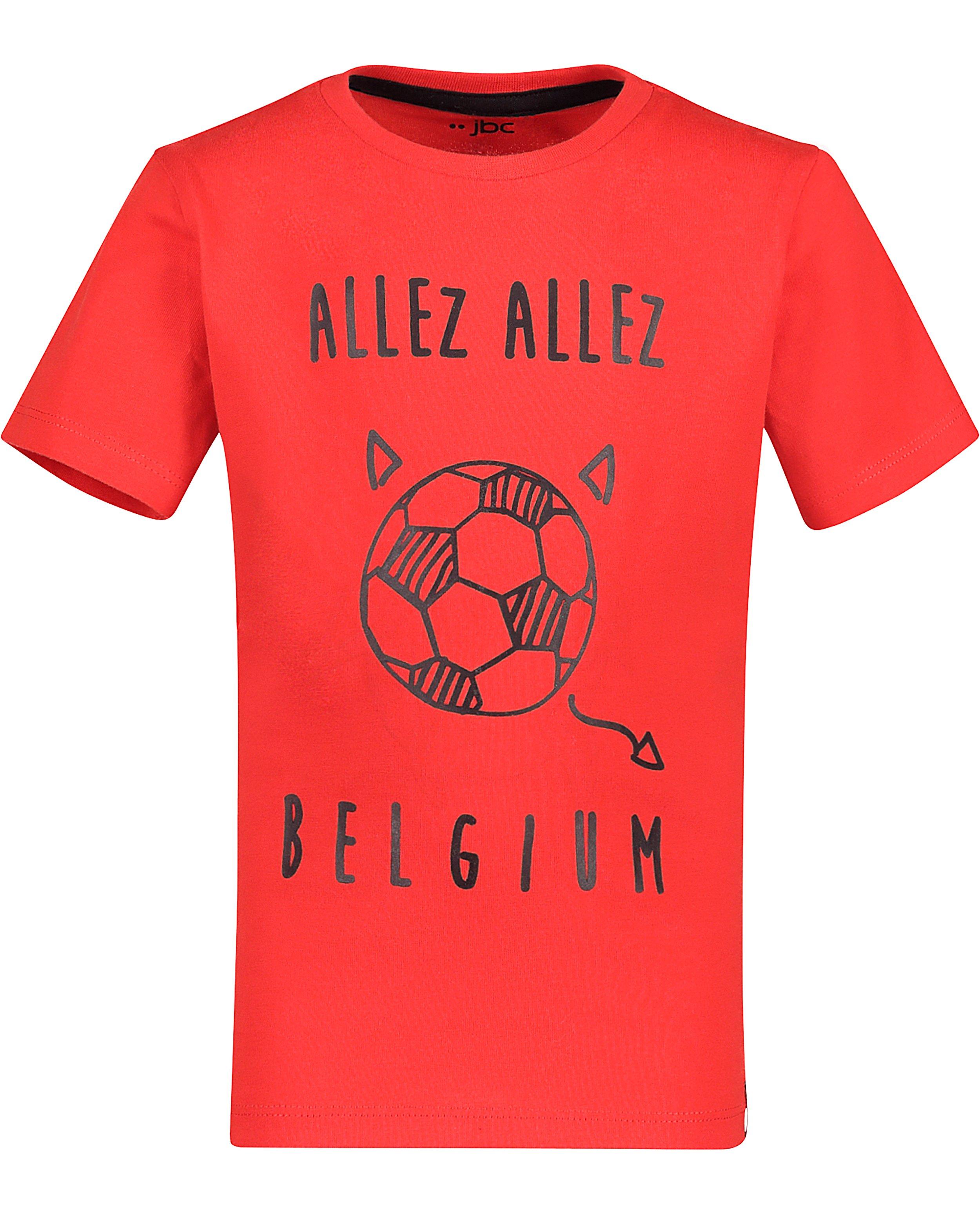 T-shirts - Rood T-shirt jongens 2-7