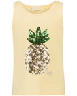 T-shirts - Top met pailletten ananas