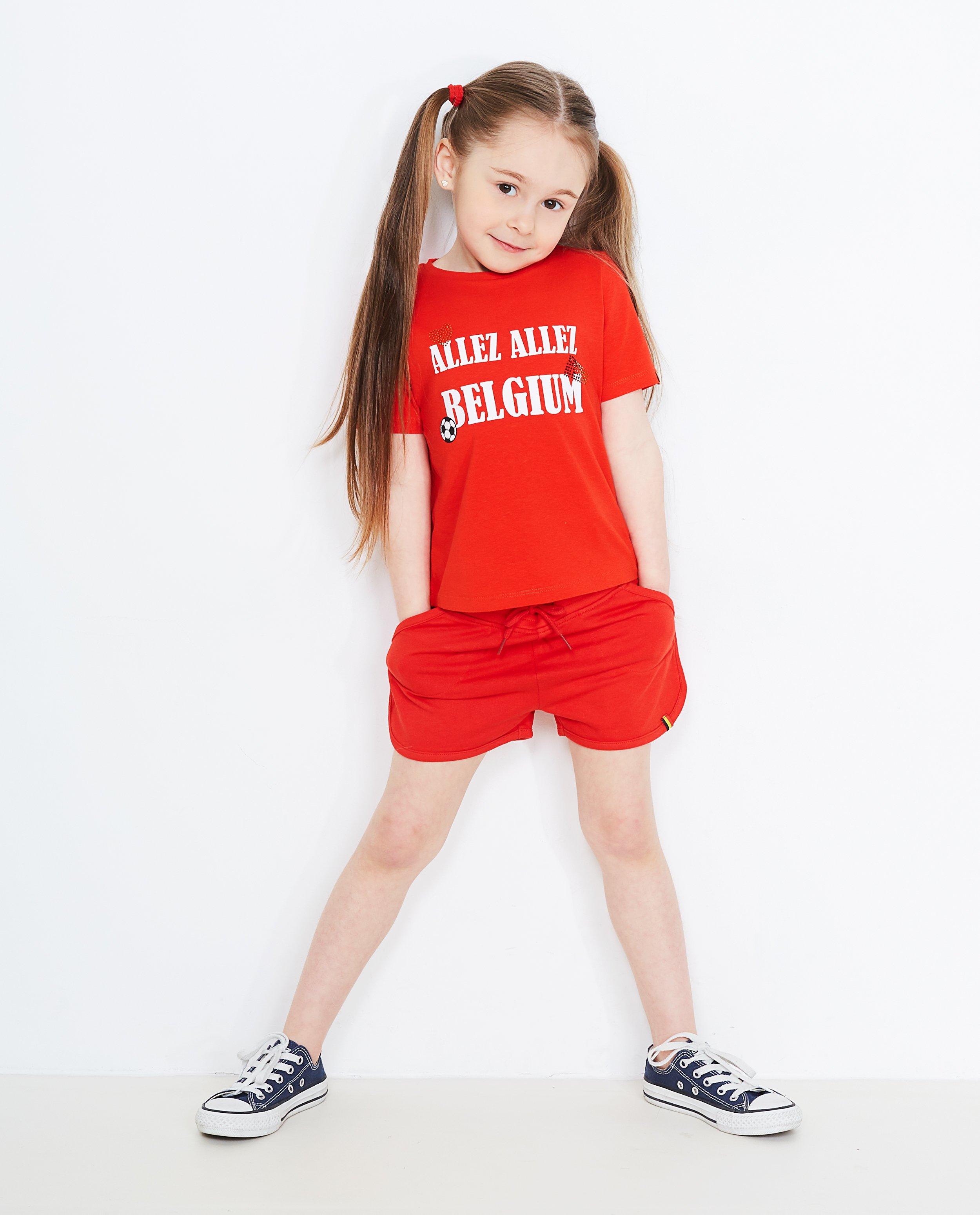 Vuurrode sweatshort - #familystoriesjbc - JBC
