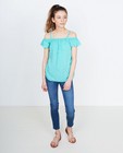 Off-shoulder blouse - in mintgroen, BESTies - Besties