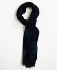Nachtblauwe sjaal - met tropische print - JBC