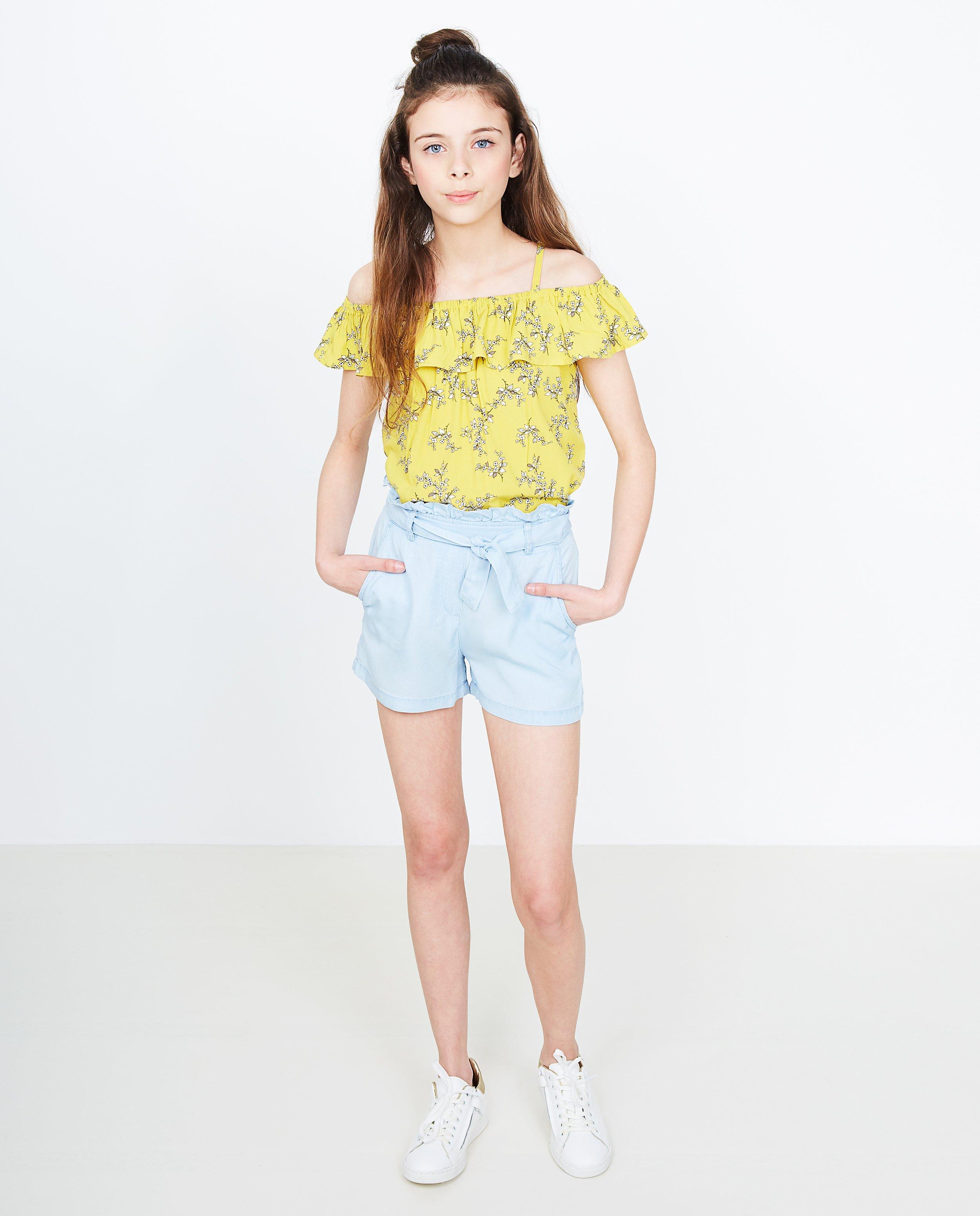 Lyocell short - met jeanslook - JBC