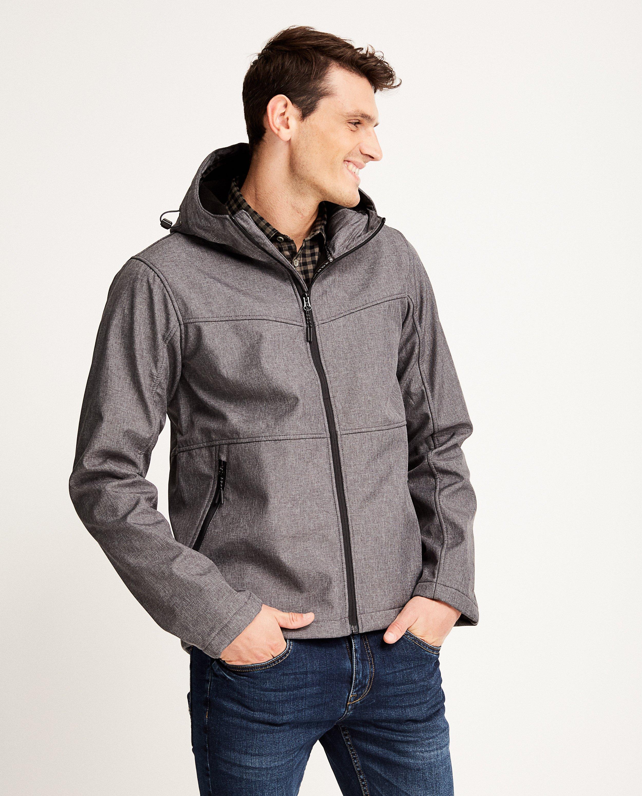 Jassen - Grijze softshell jas
