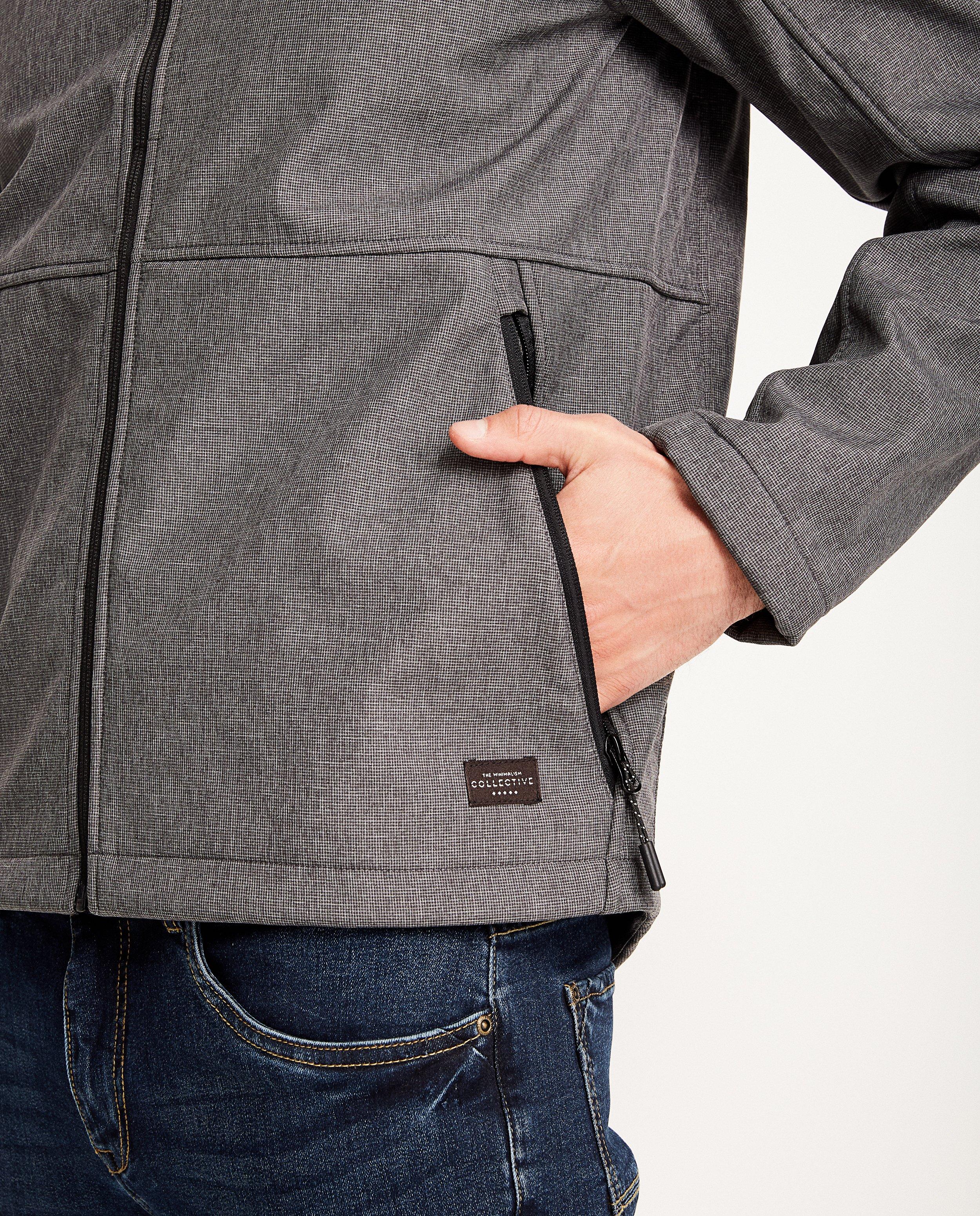 Jassen - Grijze softshell jas